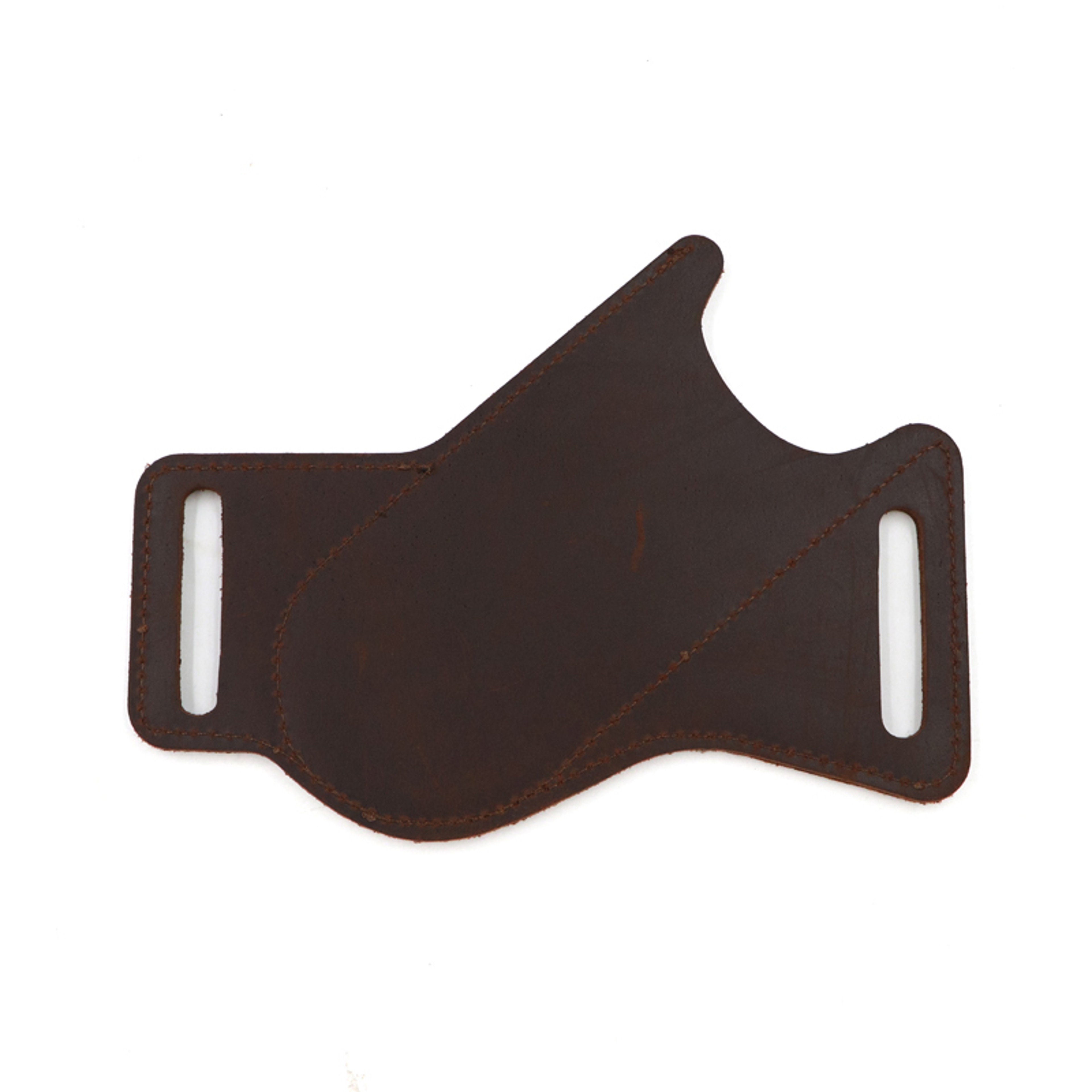 Premium Leather Knife Sheath for Belt Compact Folding Knife Carrier – view 7
