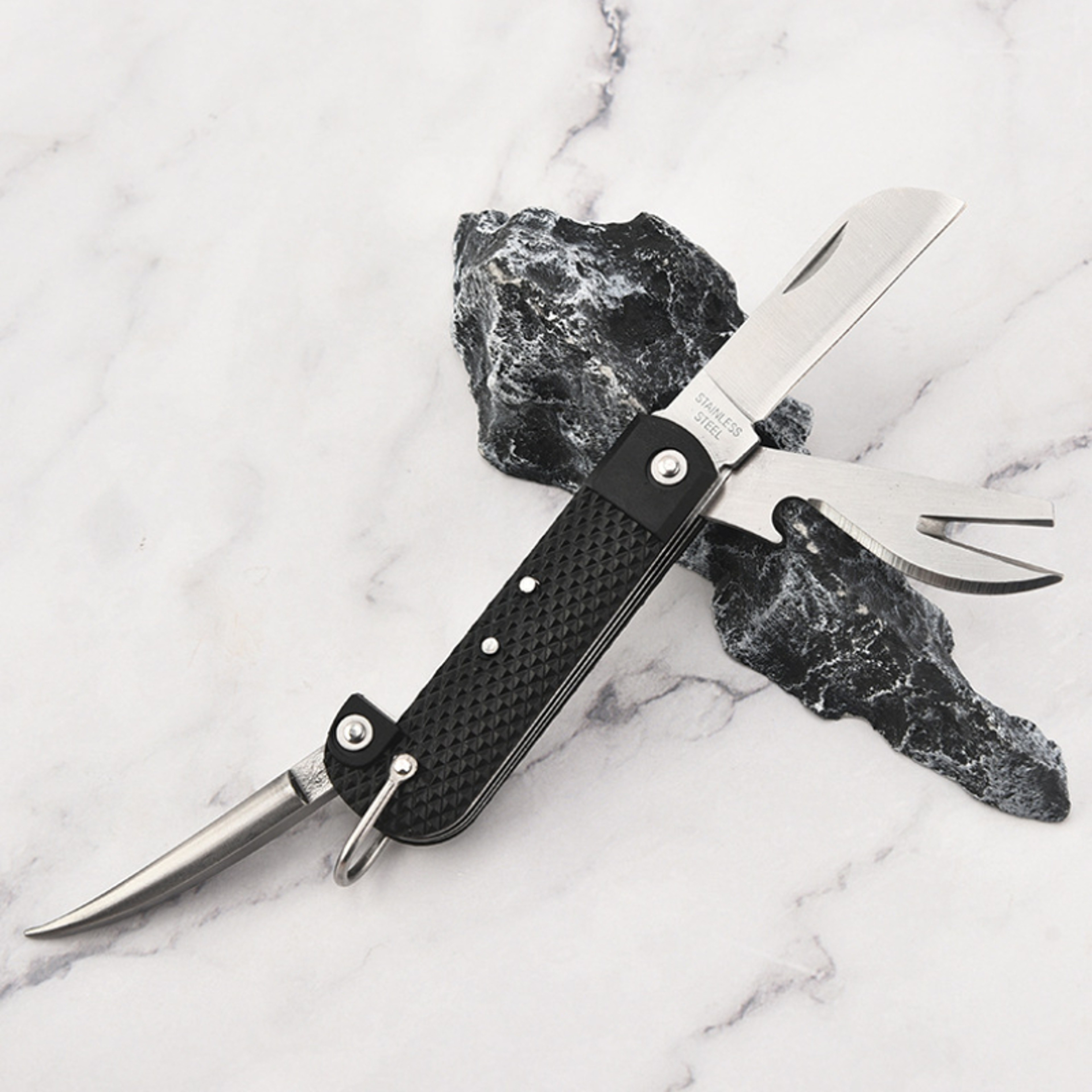 Multi Functional Folding Sailor Knife & Rope Cutter for Outdoor & Marine Use – view 1