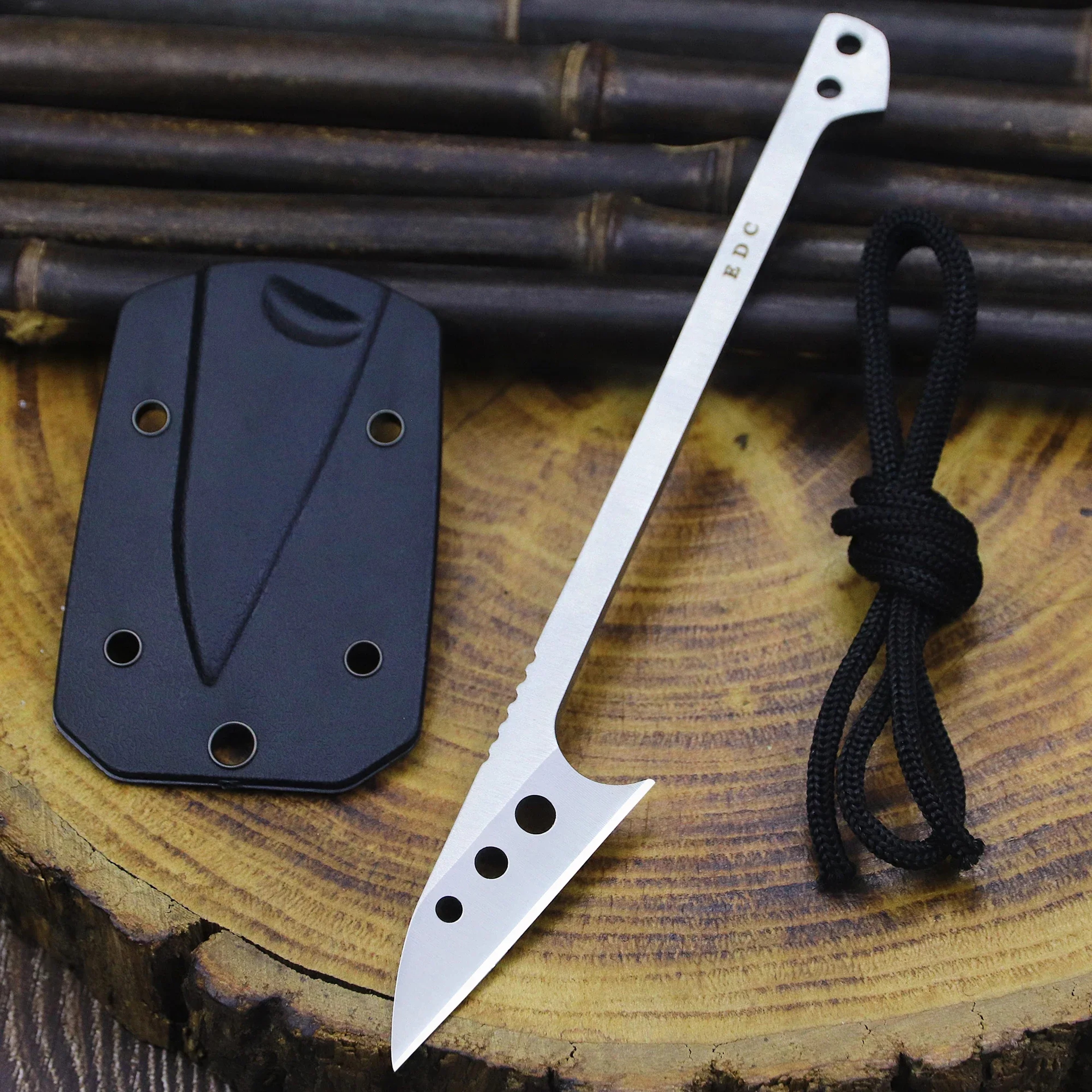 Tactical Steel Pocket Knife with Sheath Hunting & Camping Tool – view 7