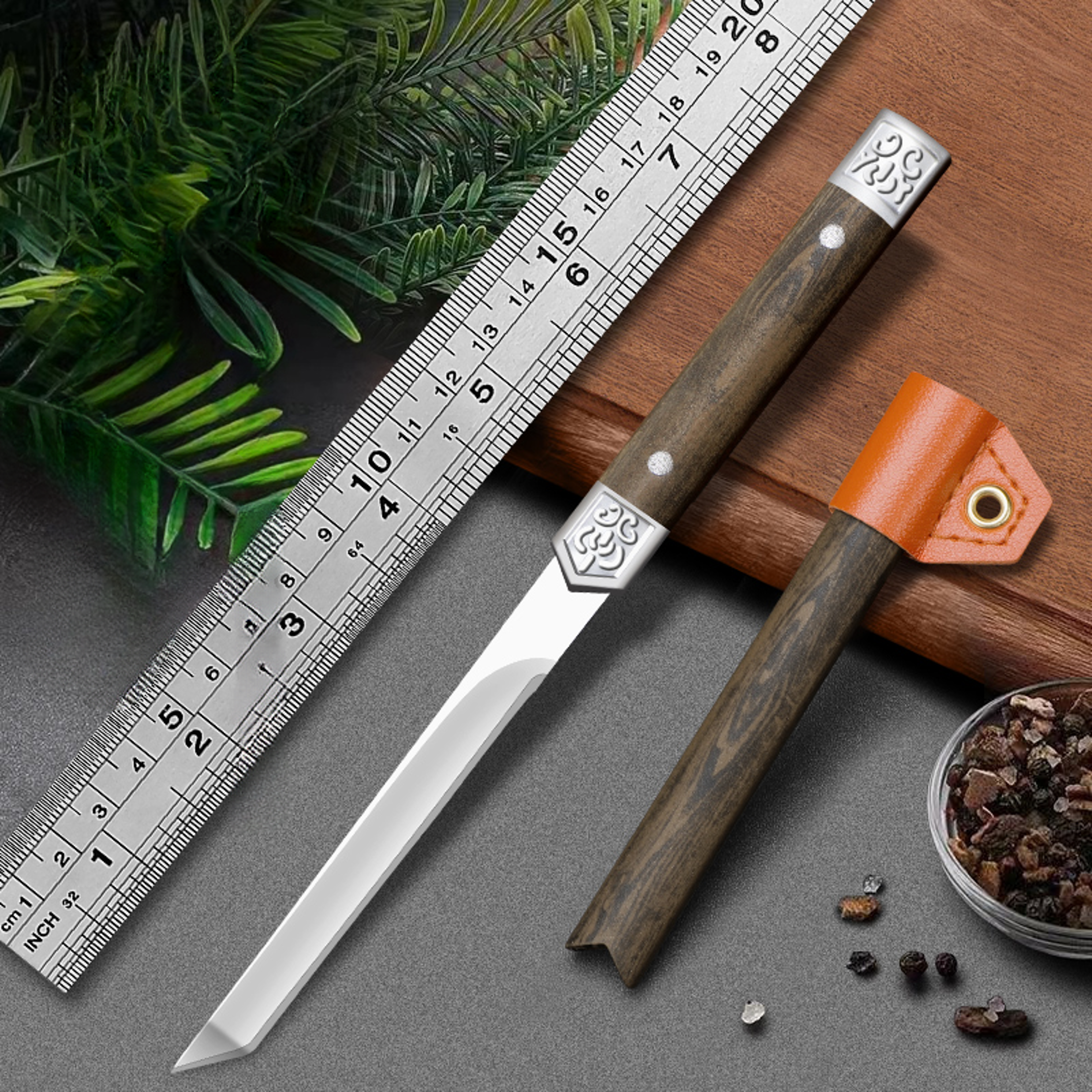 Premium Stainless Steel Mini Utility Knife Portable Fruit  Meat Cutting Knife 1