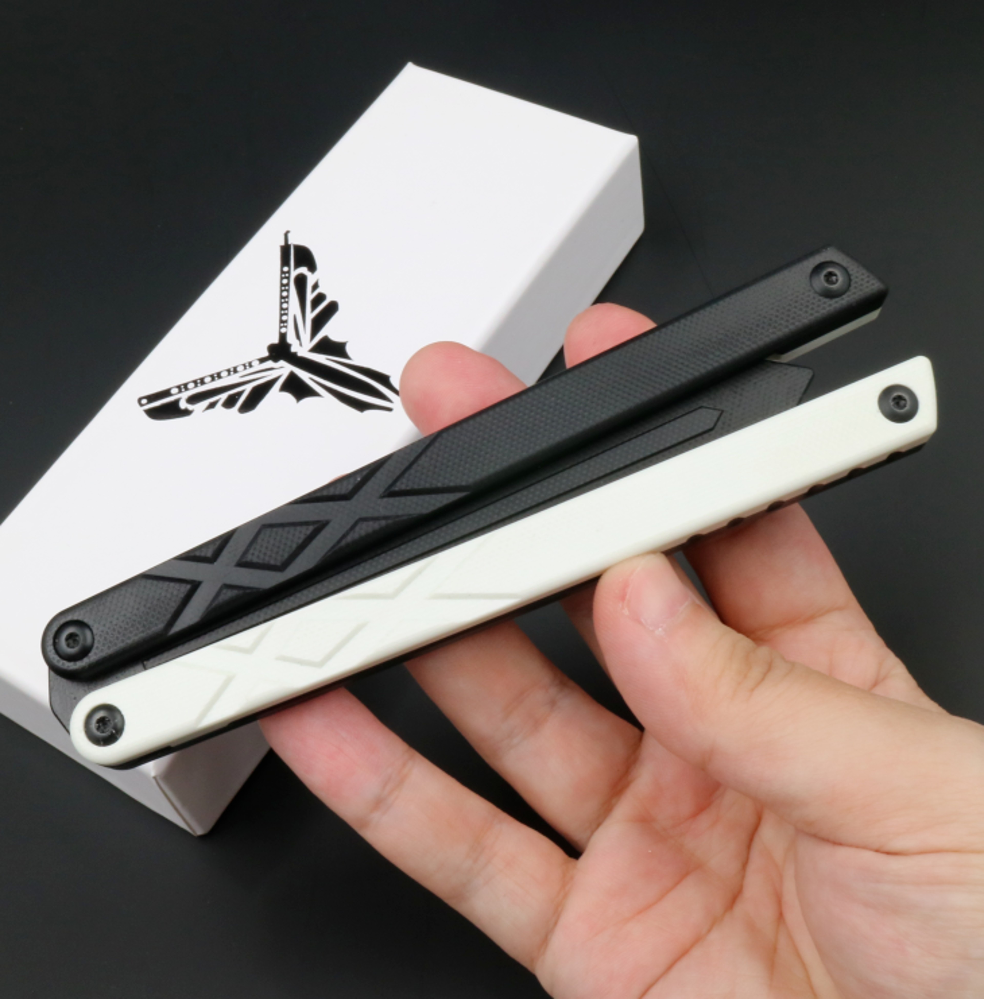 SwordFish Balisong Trainer Butterfly Knife Trainer with Bushings System – view 4