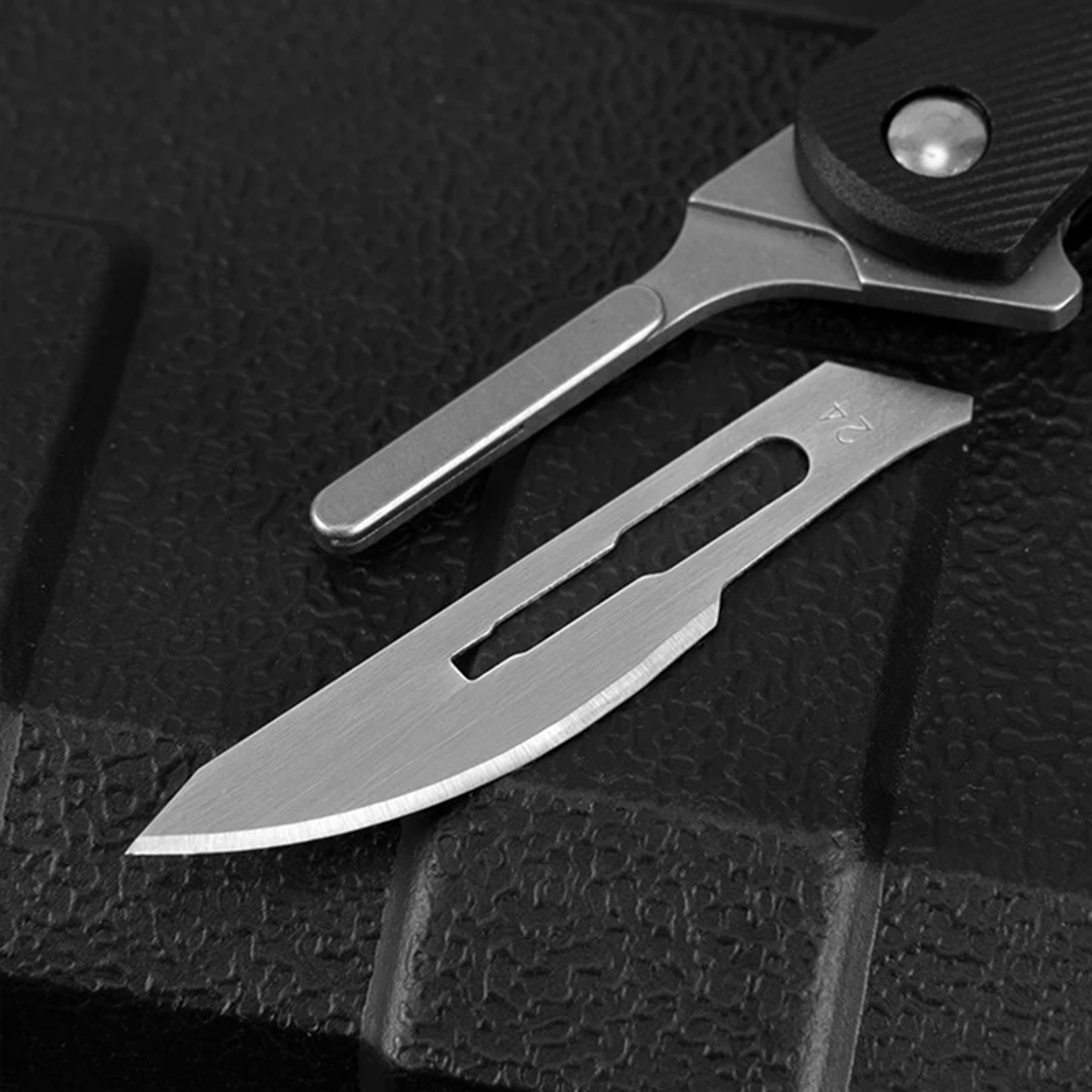 Mini Folding Scalpel Pocket Knife For Glass  Outdoor Use 3