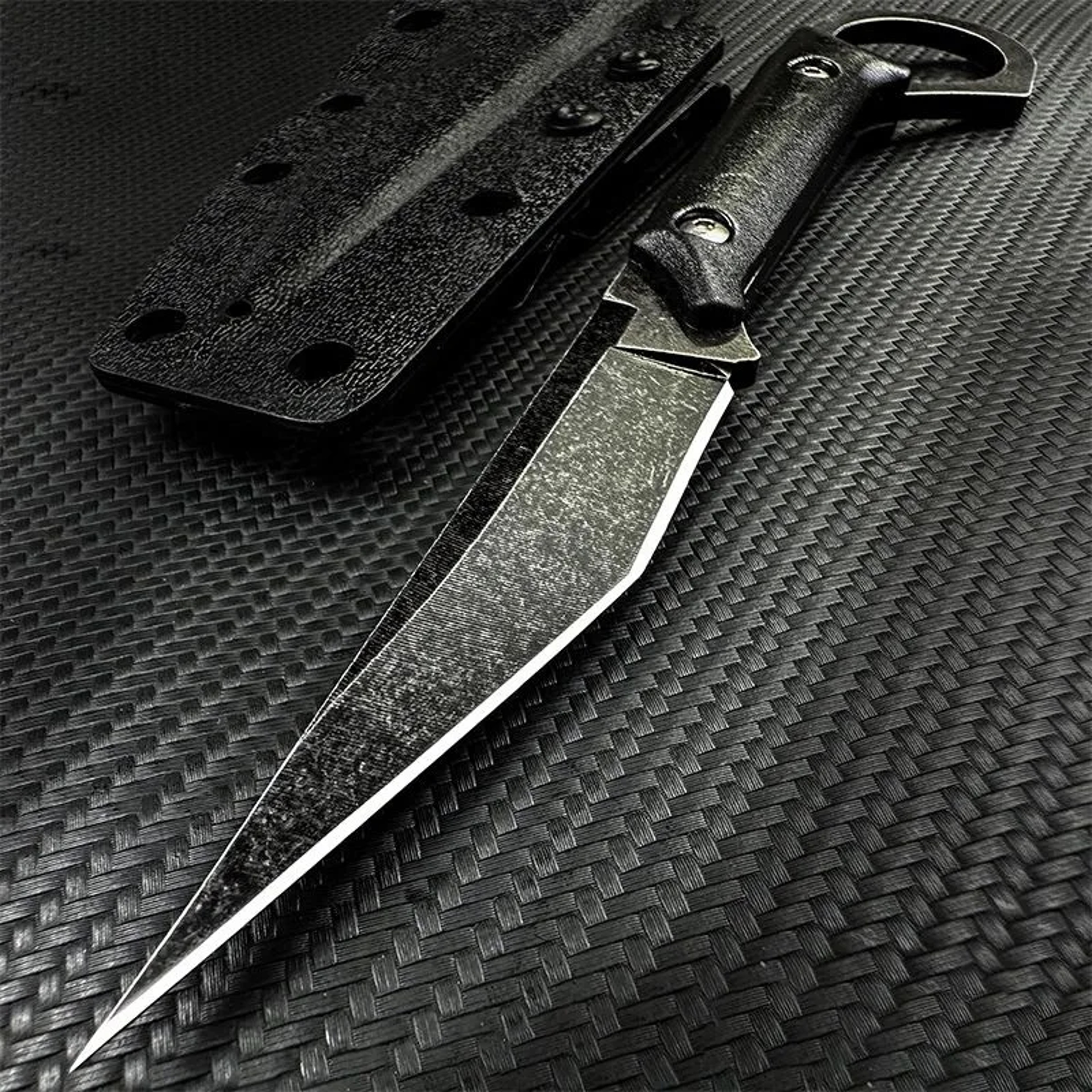 Ultimate Ranger Fixed Blade Survival Knife With Sheath Outdoor  Camping Utility Tool 0