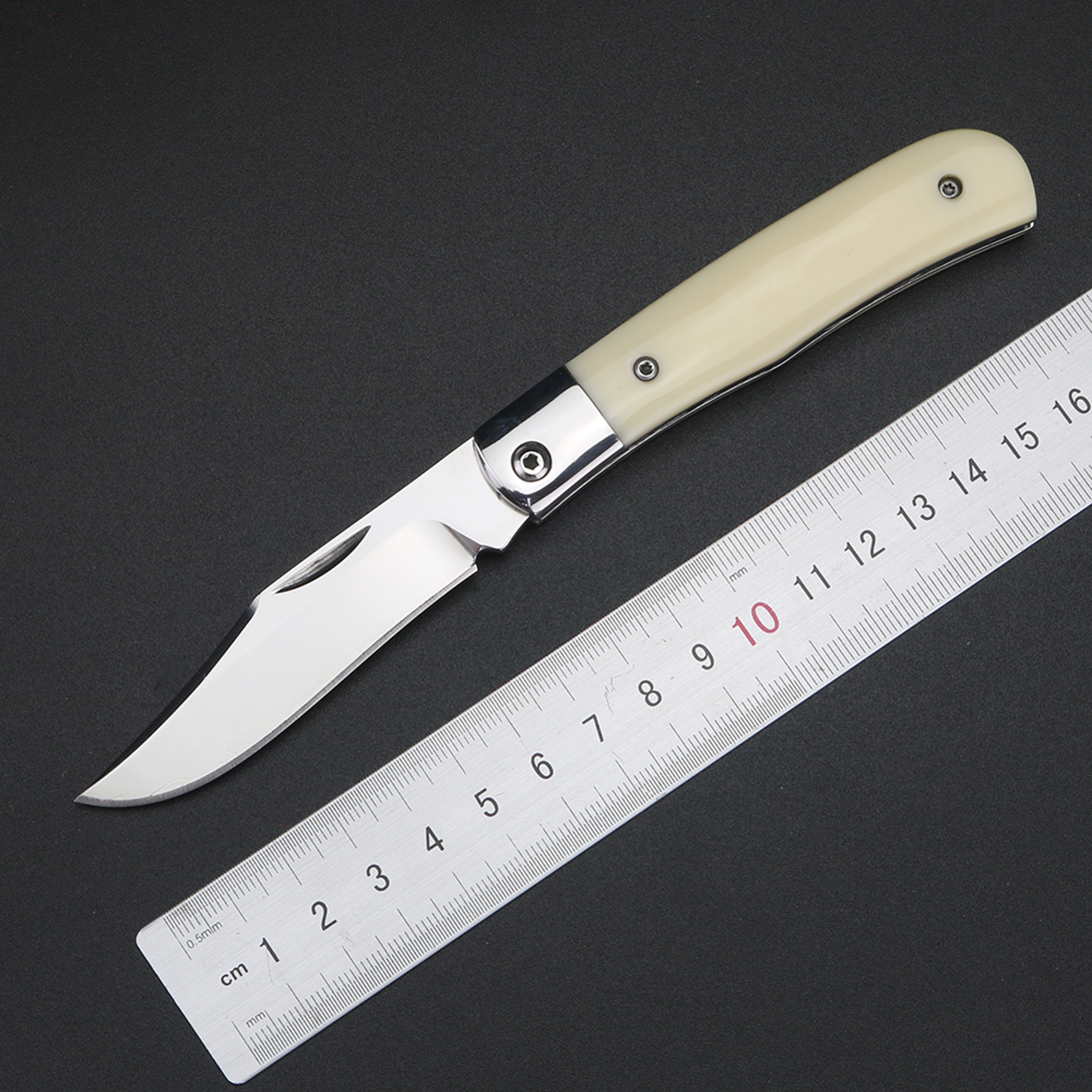 Premium Bull Bone Handle Folding Knife Multifunctional Camping Knife & Outdoor Tool – view 5