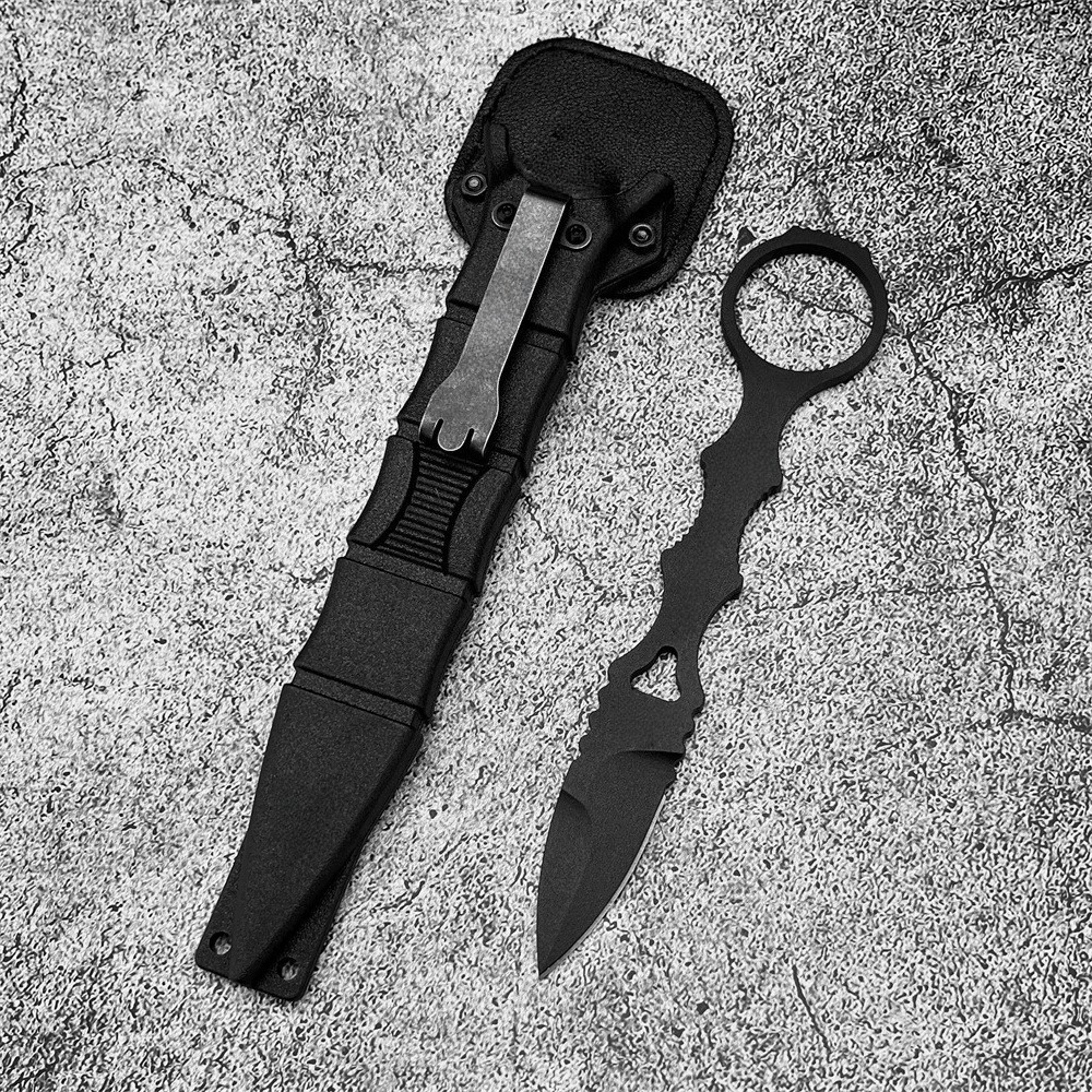 Tactical Mini Fixed Blade Knife for Camping & Outdoor – view 7