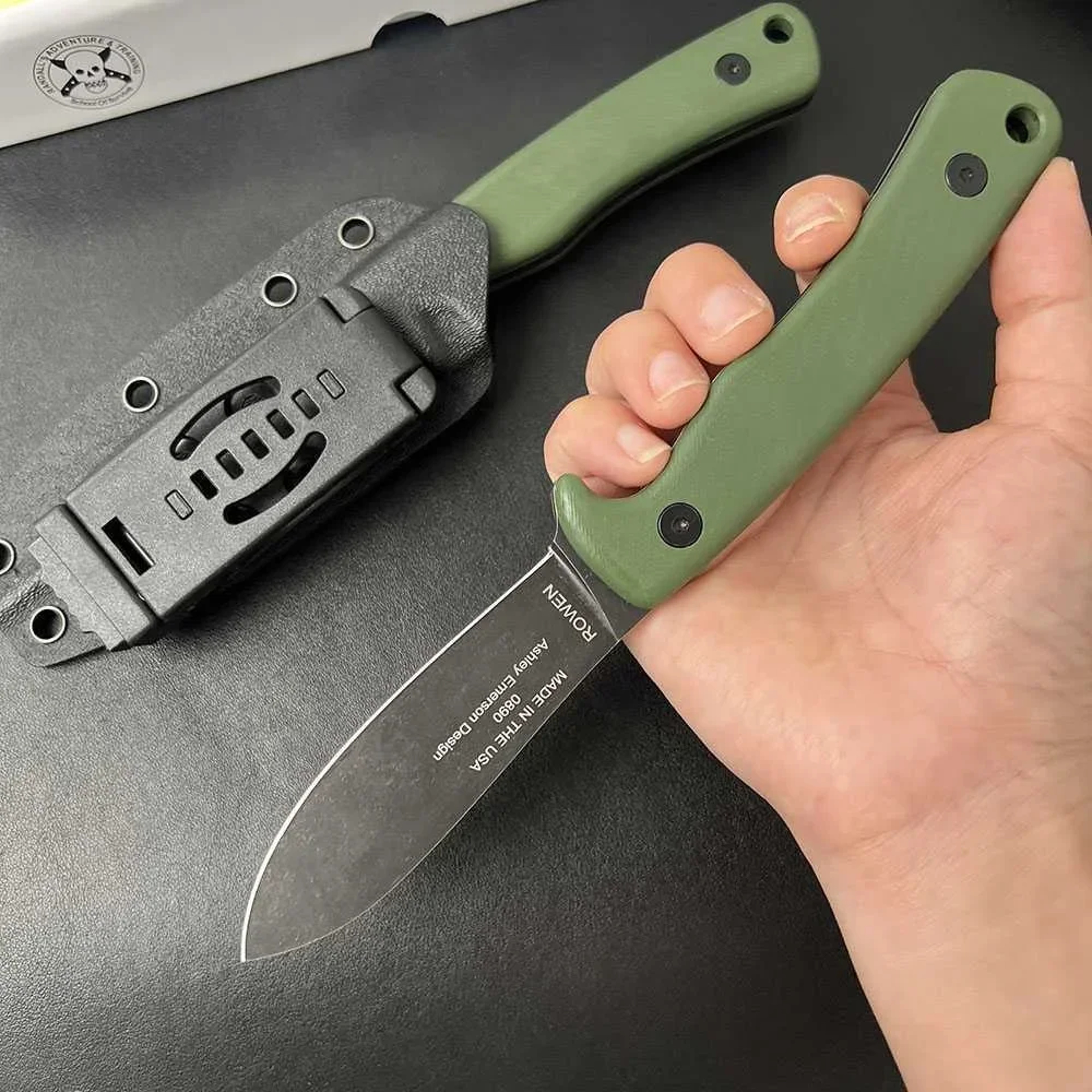 Tactical Fixed Blade Survival Knife with Steel & Handle for Outdoor – view 7