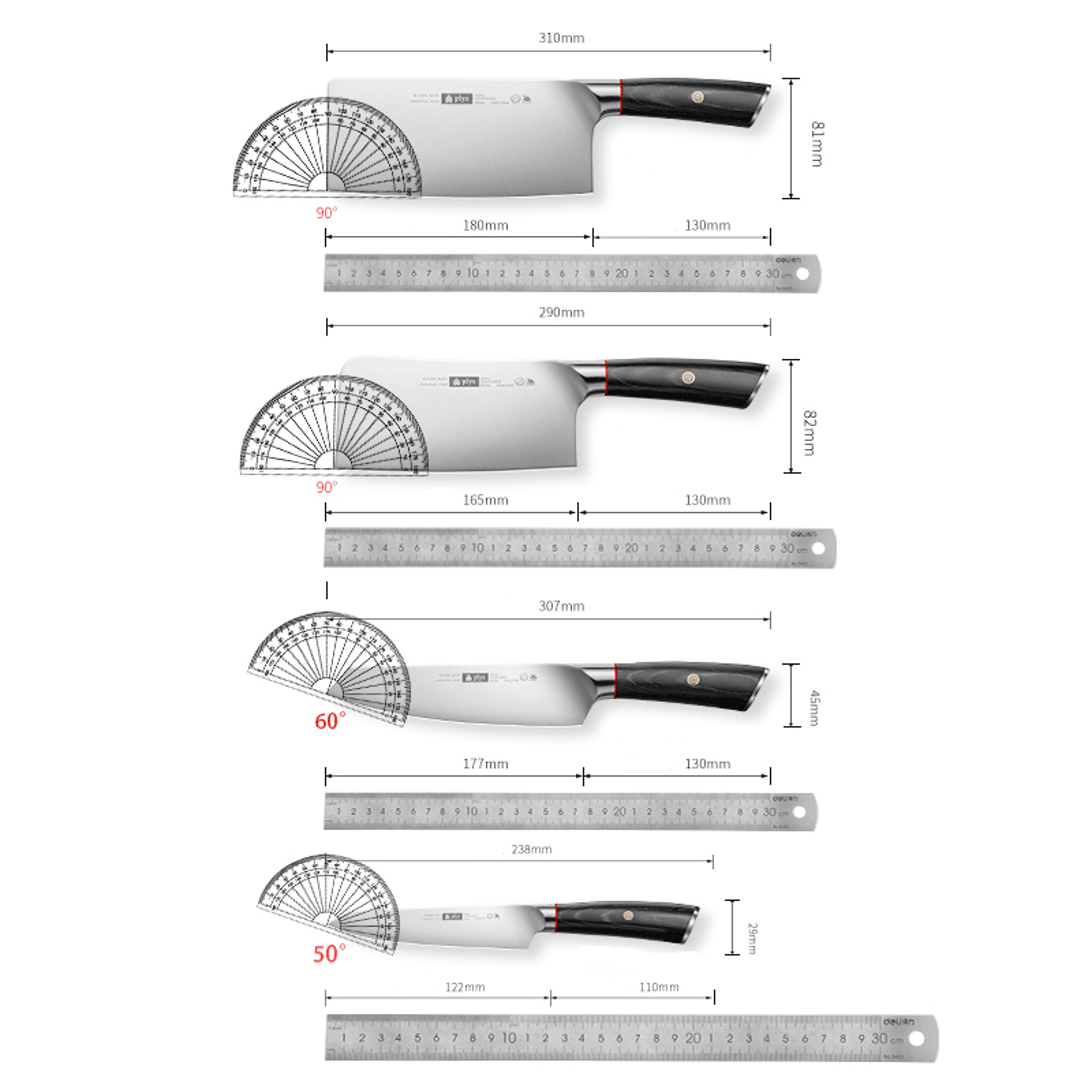 Stainless Steel Chef Knife For Sharp Everyday Kitchen Prep 2