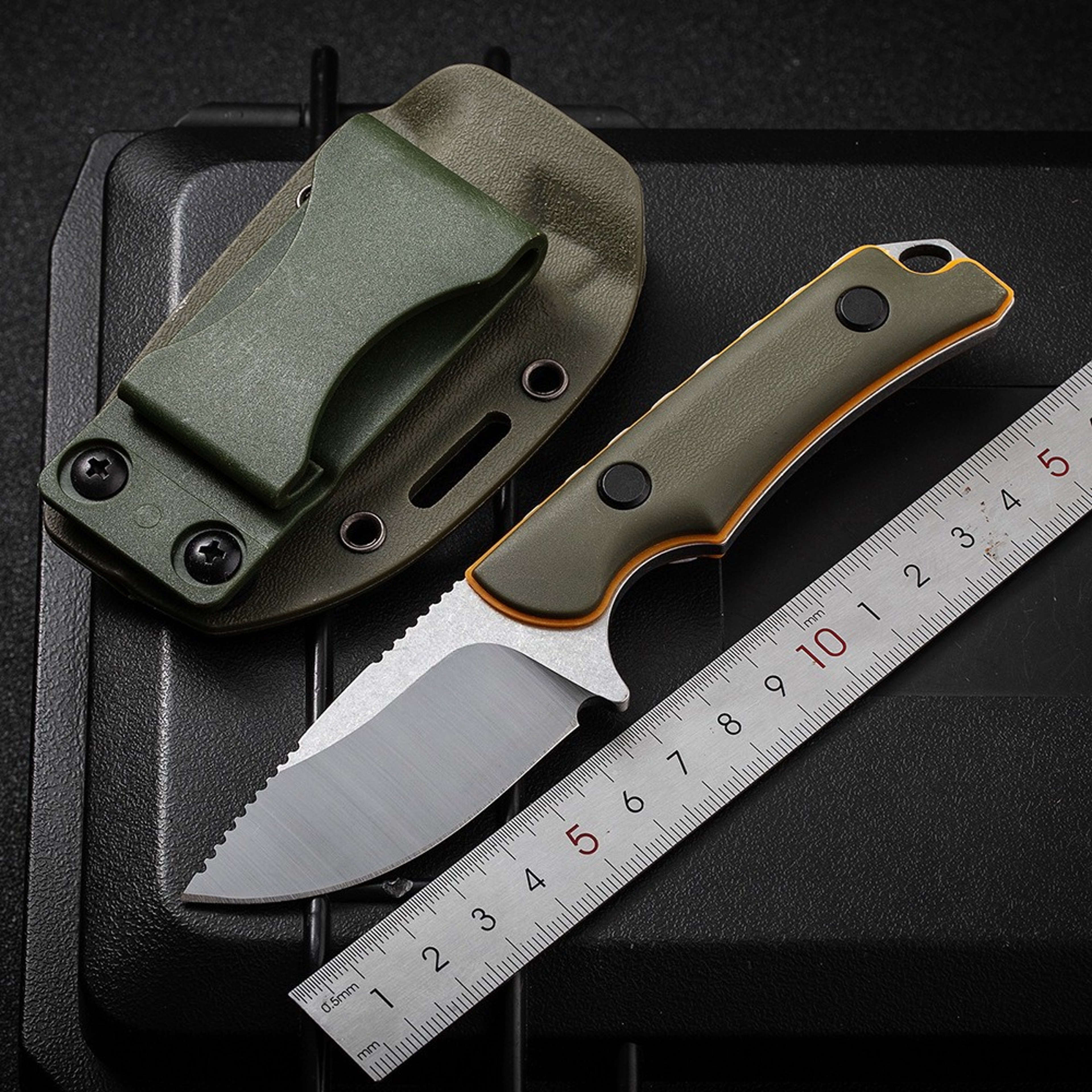 Compact Fixed Blade Camping Knife with Sheath – view 9