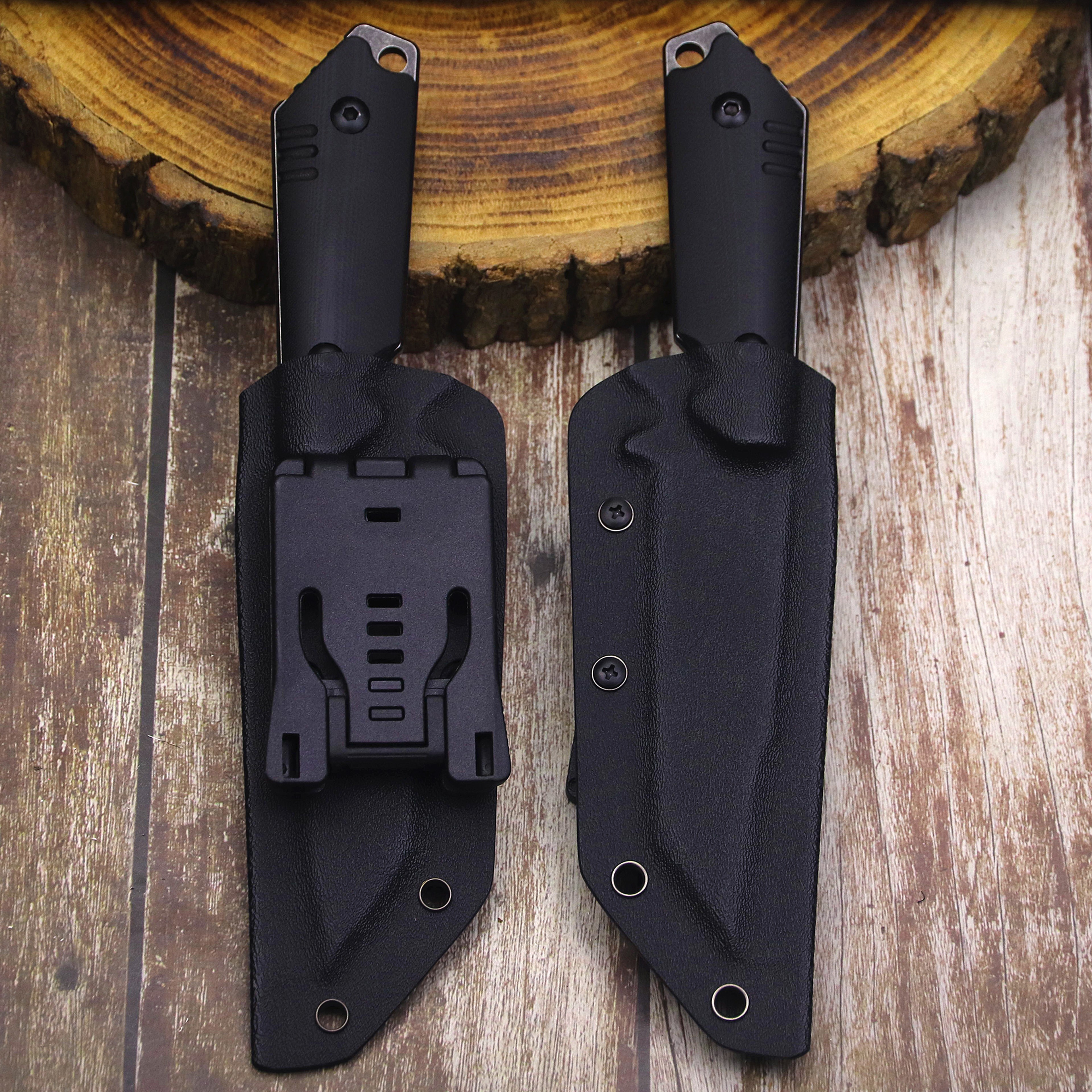 Outdoor Fixed Blade Camping Knife With Protective Sheath For Hunting 2