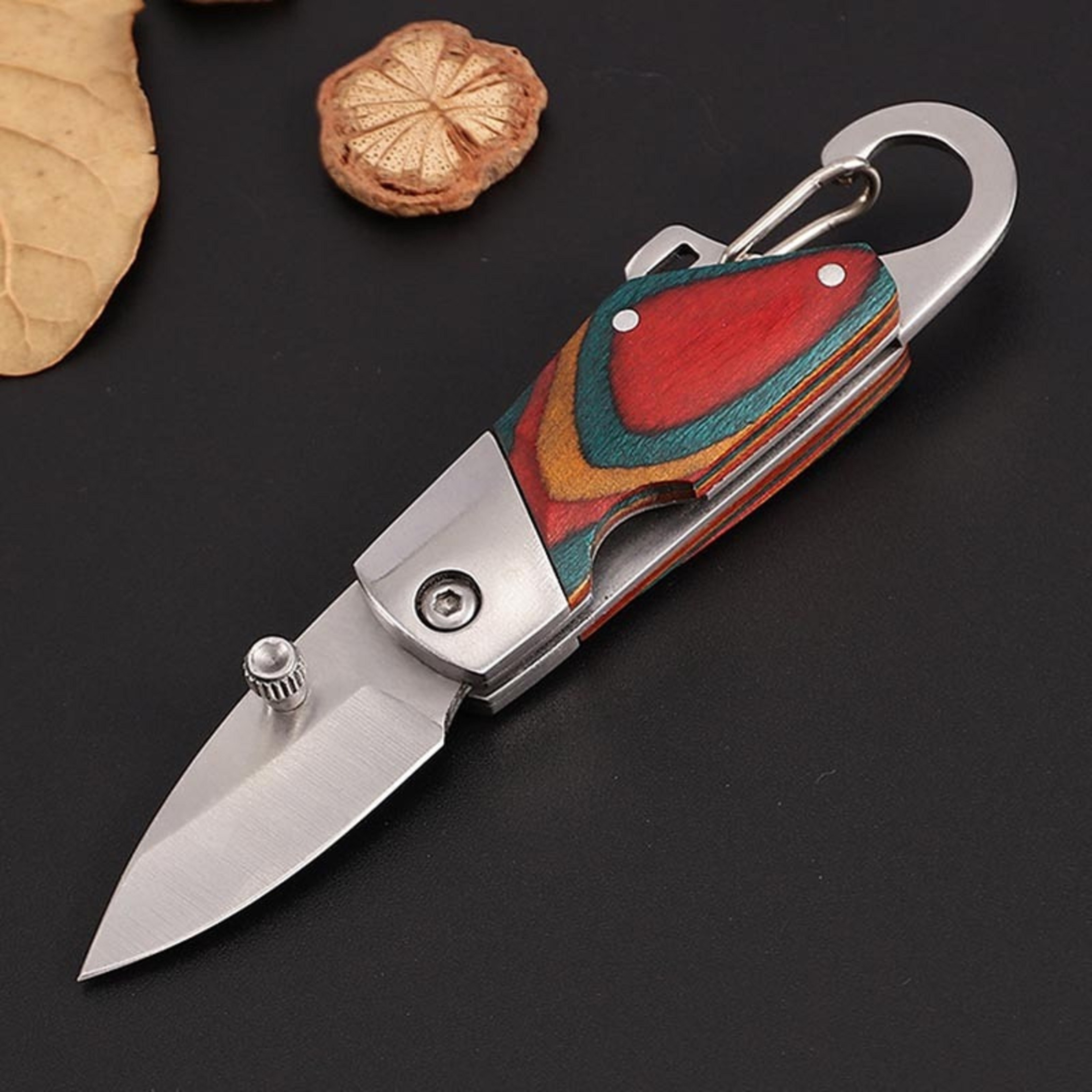Mini Stainless Steel Pocket Knife Sharp Folding Knife For Camping  Outdoor Use 0