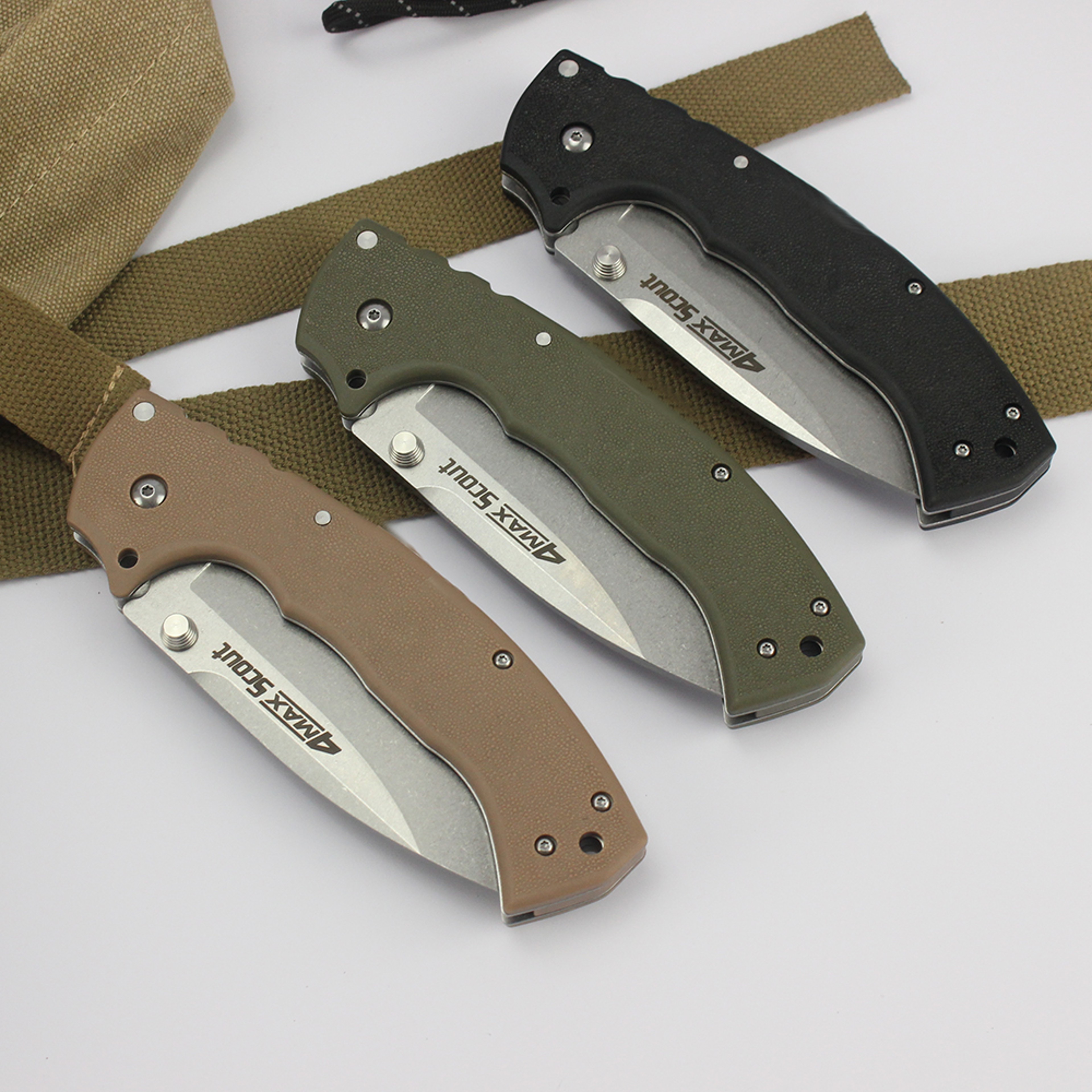 Folding Tactical Knife Steel Military Pocket Knife – view 1