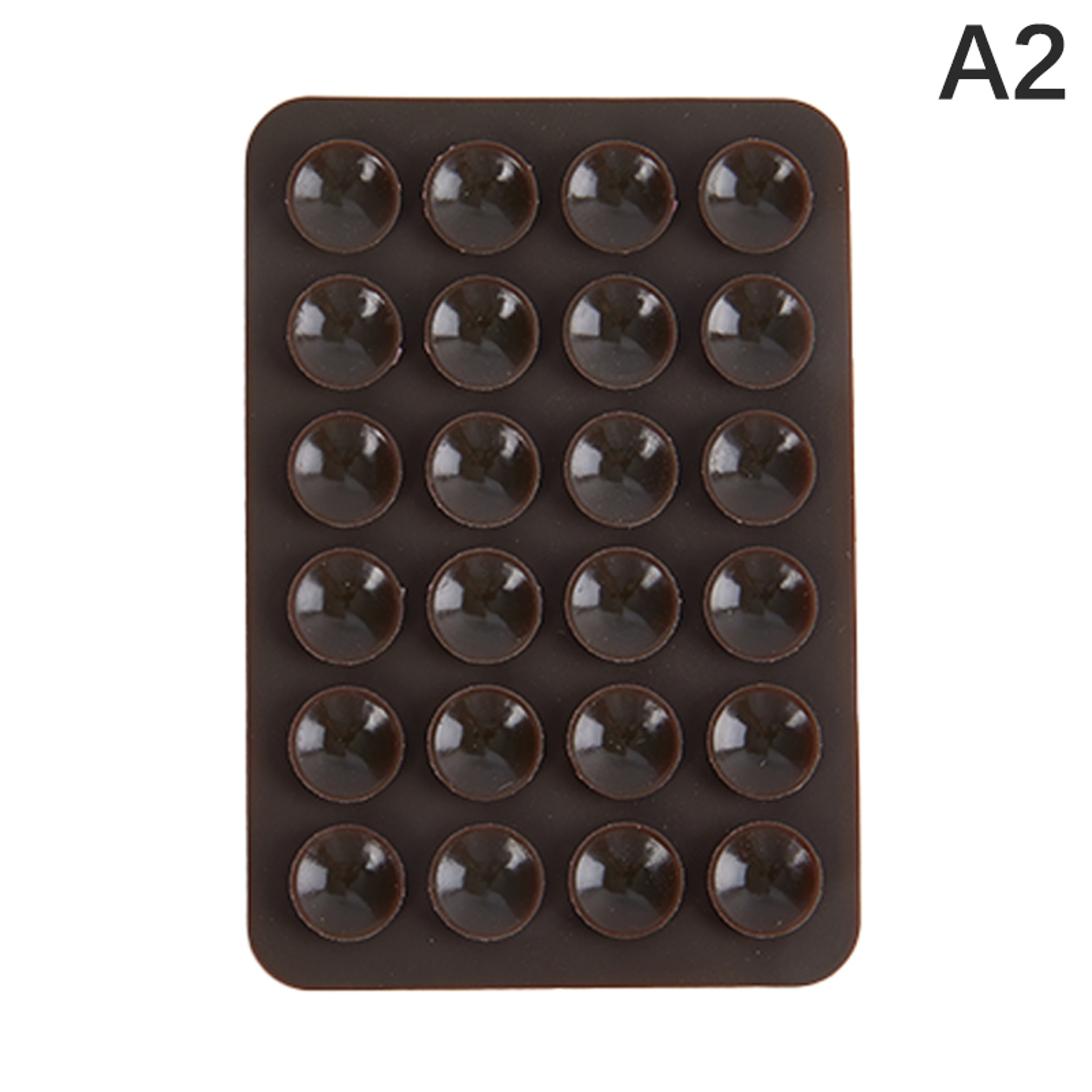 Suction Cup Wall Stand Mat Multifunctional Silicone Suction Phone Holder Square AntiSlip SingleSid