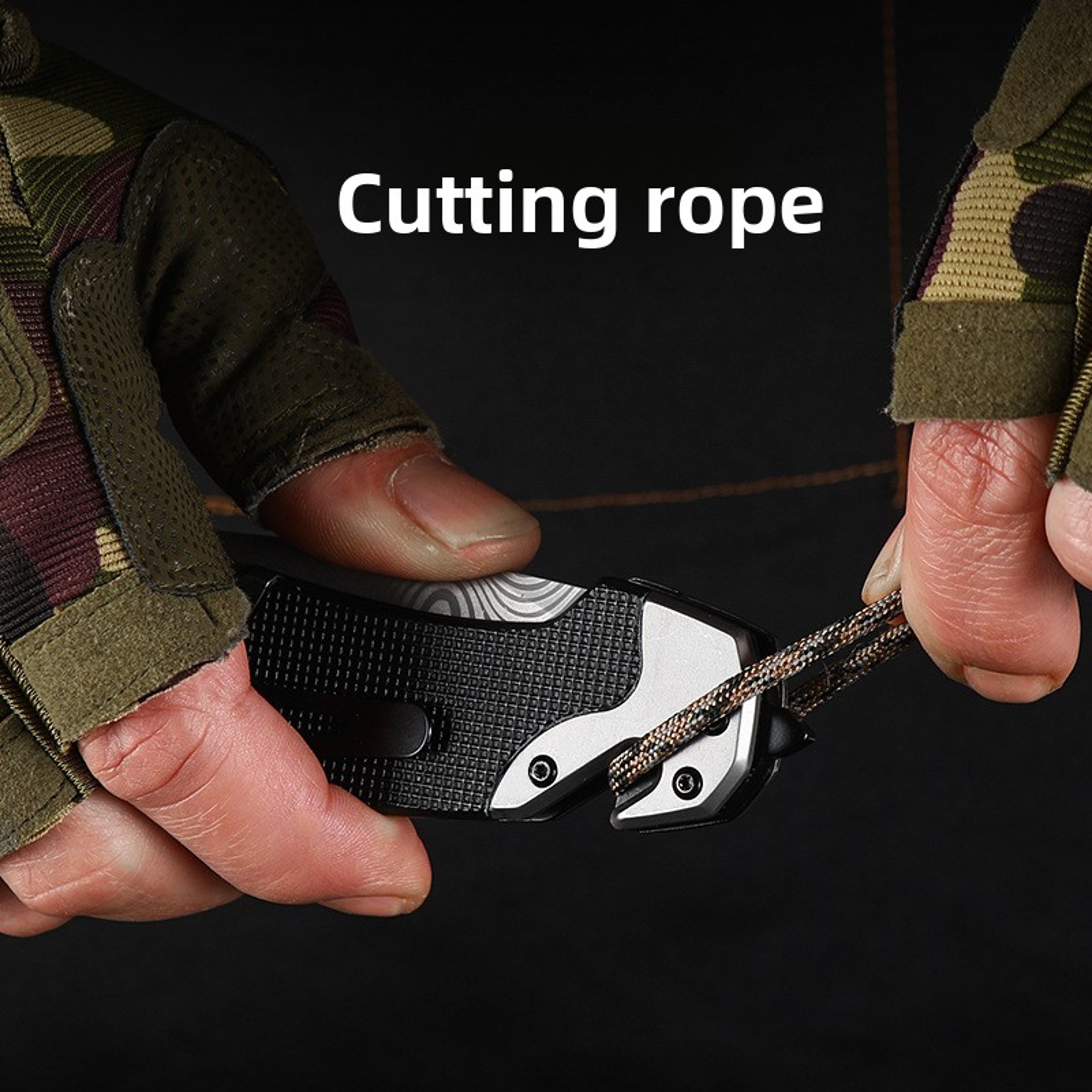 Tactical Folding Knife Sharp Stainless Steel Pocket Knife For Outdoor  Camping 2