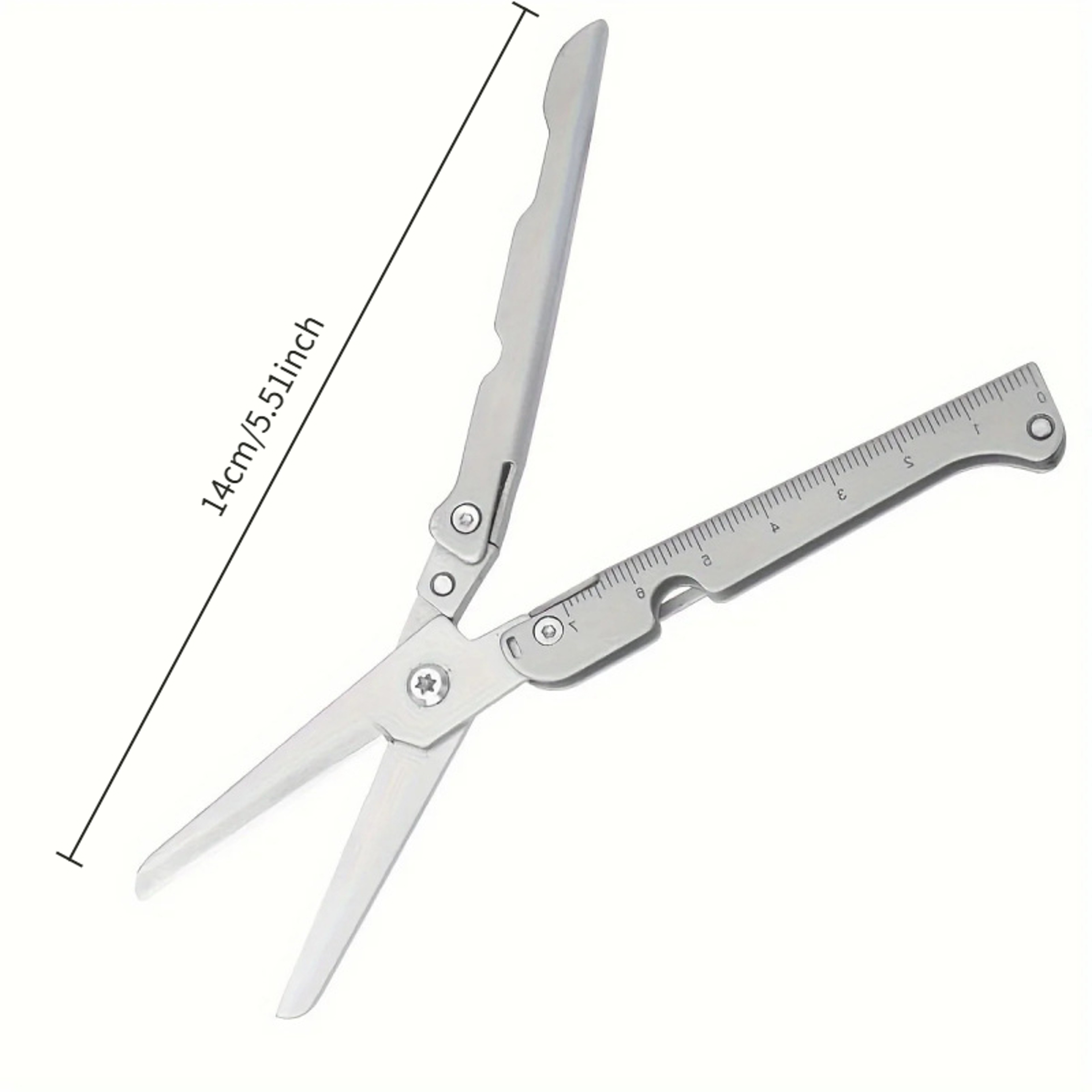 Premium Multifunctional Folding Survival Scissors Portable Camping Tool for Fishing & Hunting – view 6