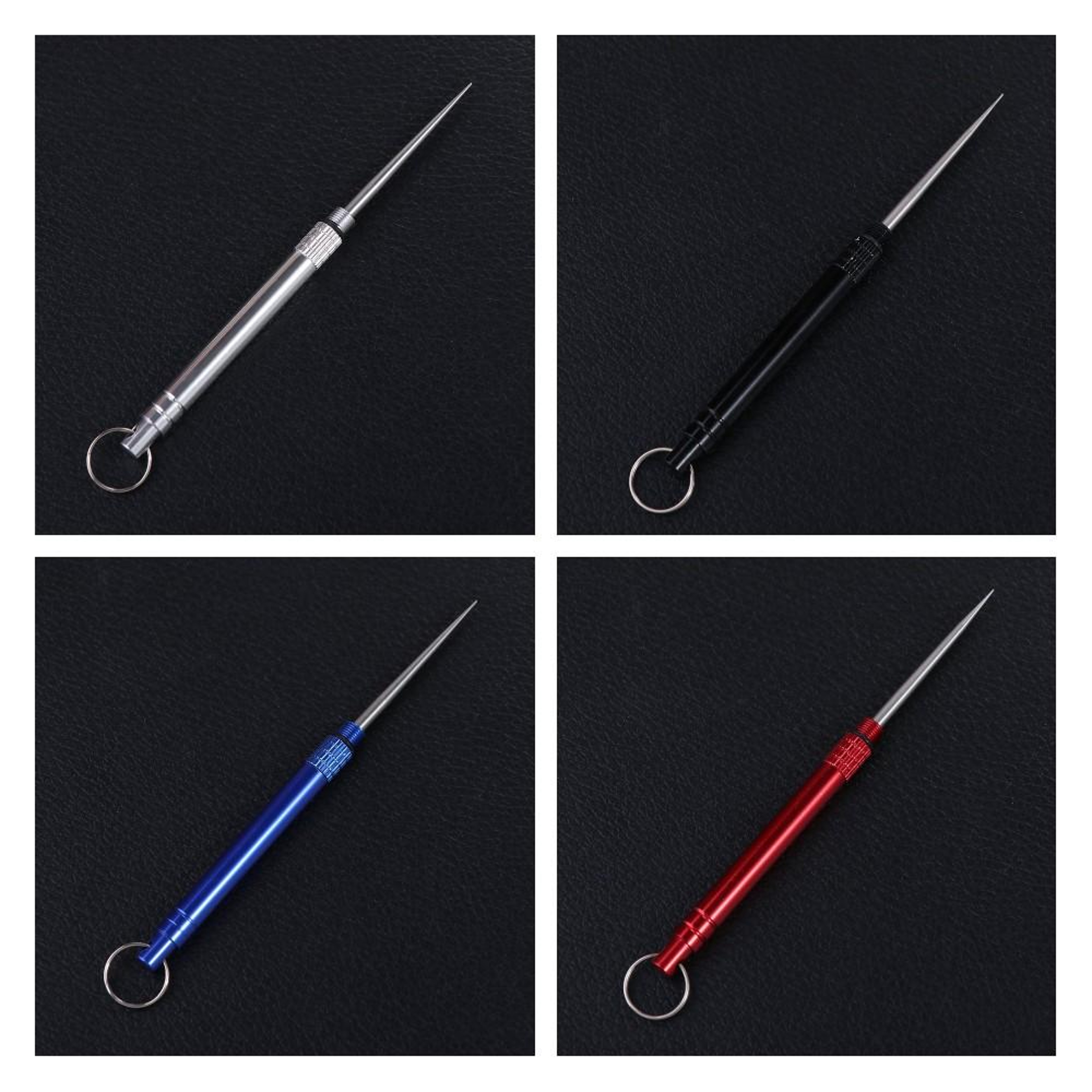 Premium Portable Metal Toothpick & Outdoor Fruit Fork Camping Tool with Holder – view 4