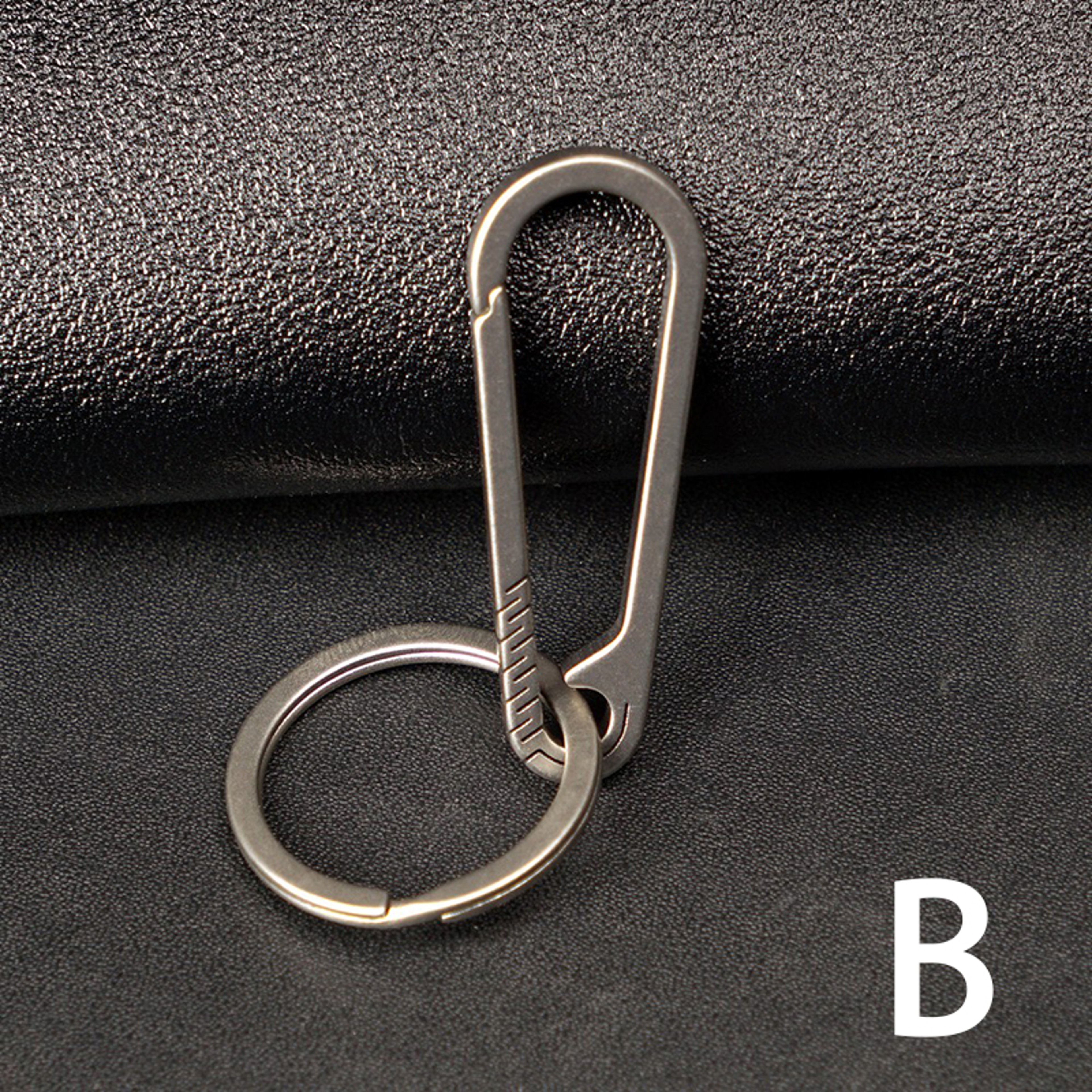 Premium Titanium Alloy Keychain Buckle Durable Tool For Car  Outdoor Use 5