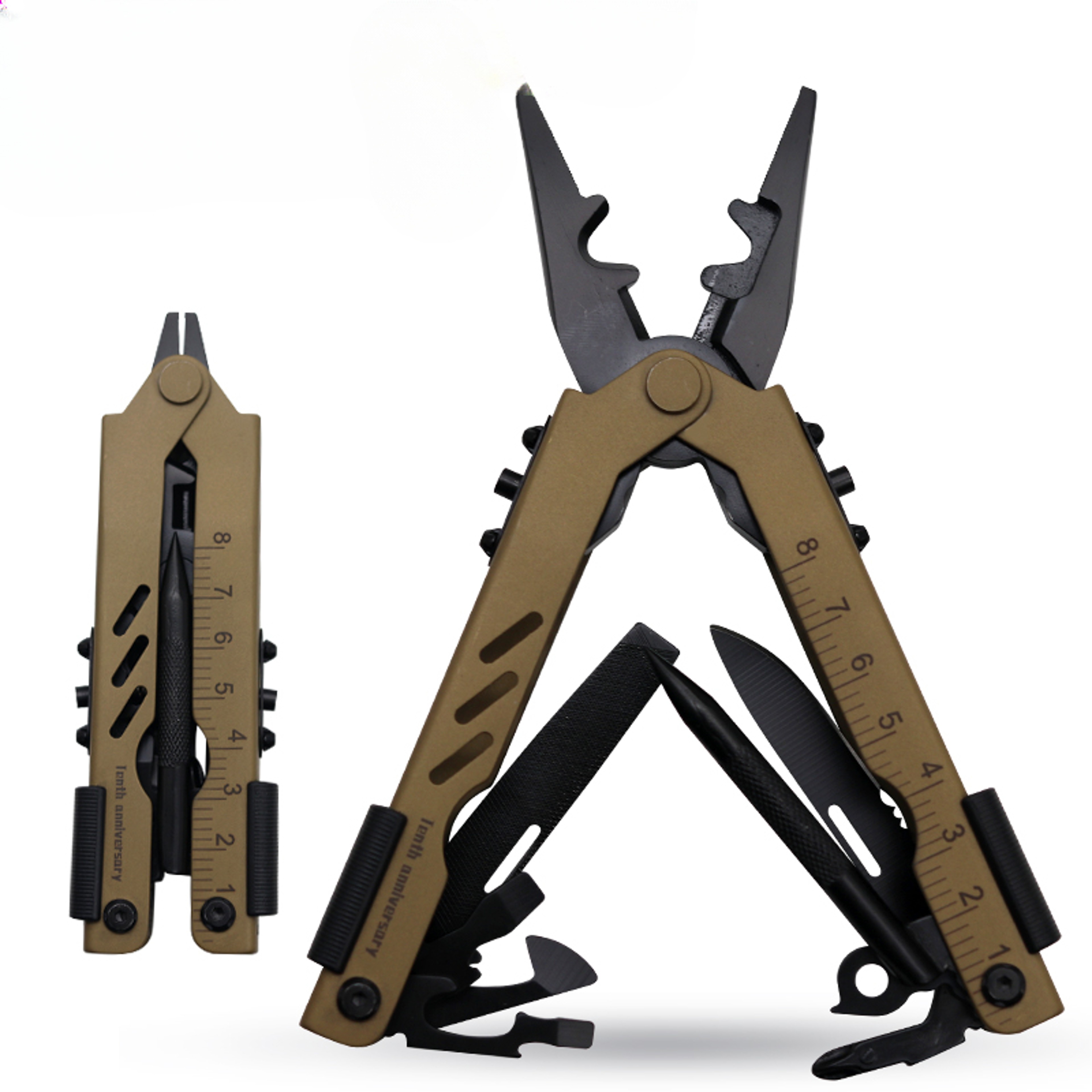 Tactical Portable Folding Multi Tool Pliers Heavy Duty Multitool Pliers  Outdoor Camping Tool 4