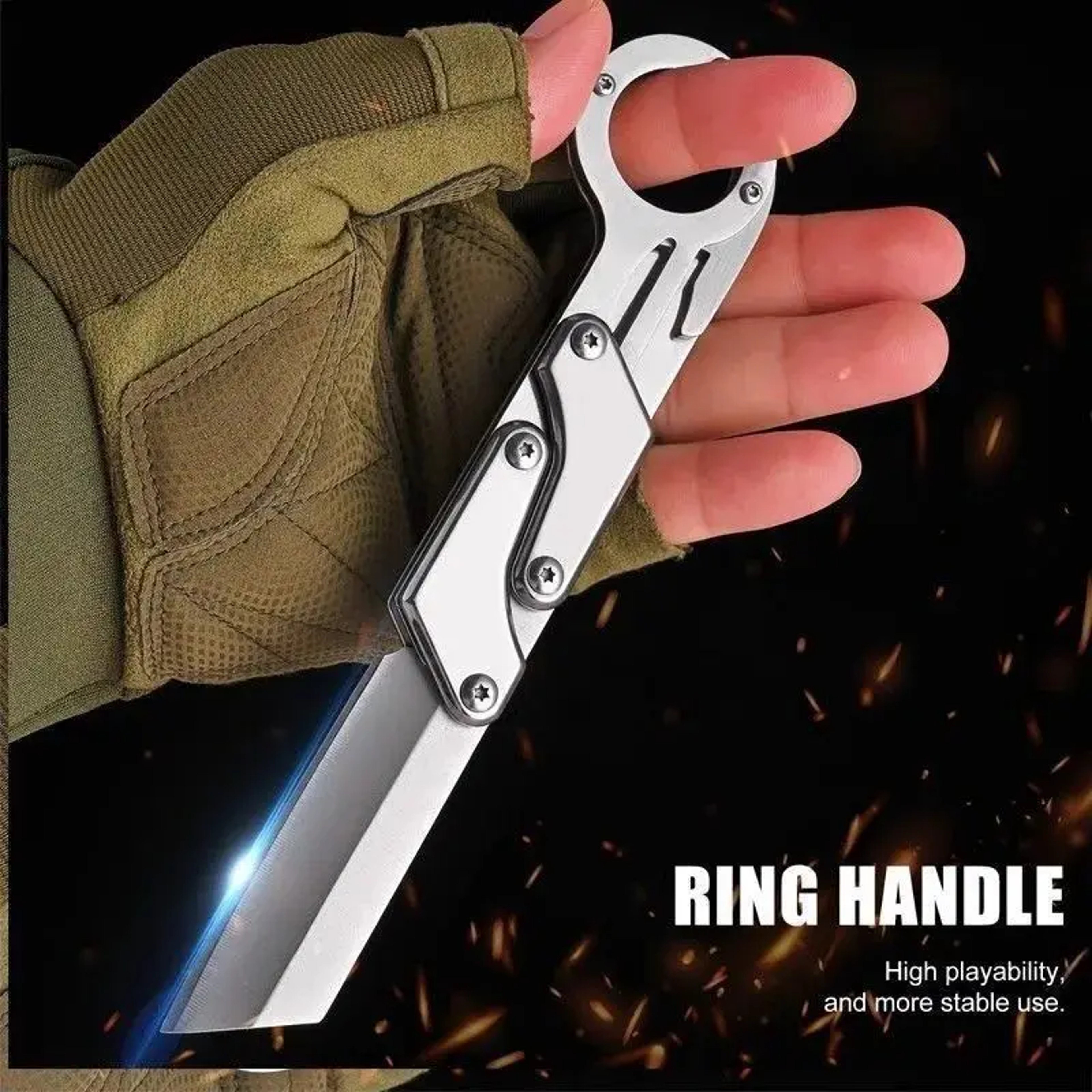 High Carbon Steel Grafting Knife Push Pull Folding Tool for Fruit Trees – view 1