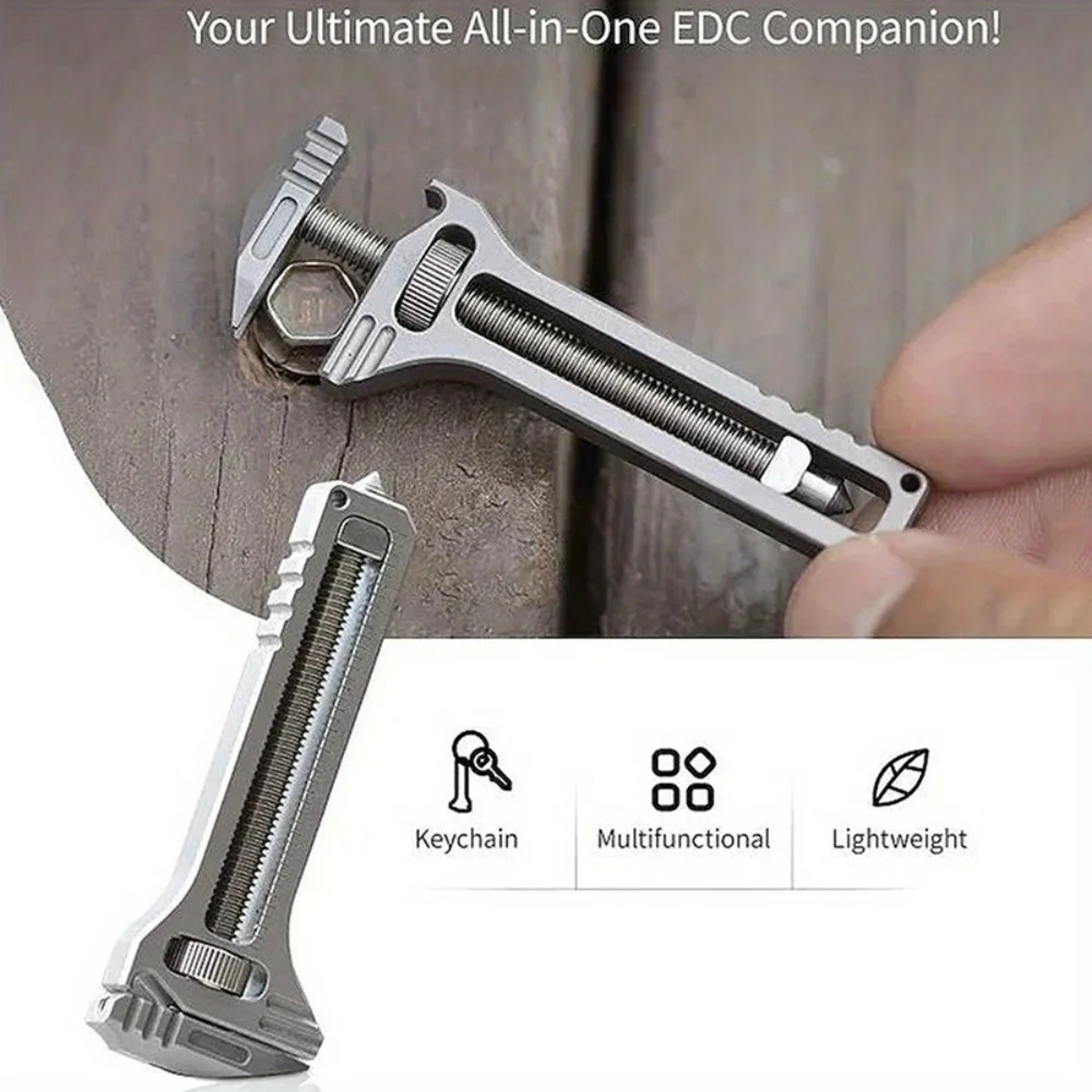 Keychain Multi Tool with Pocket Cutter and Screwdriver – view 3