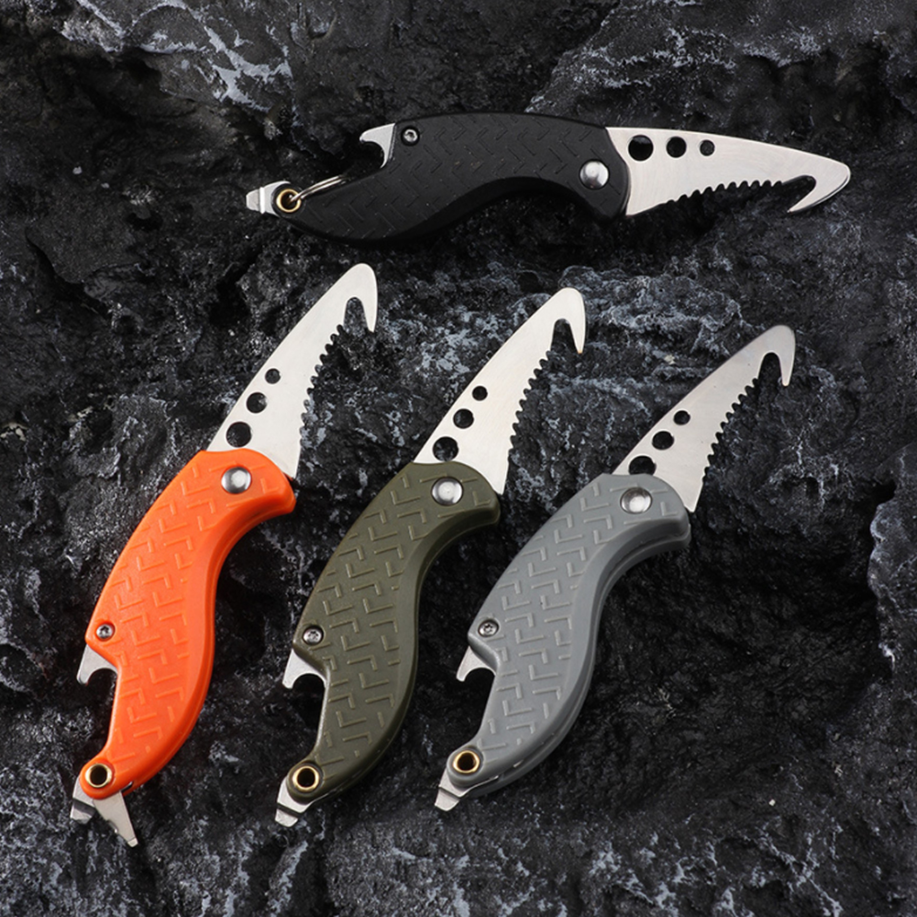 Compact Keychain Knife Folding Utility Package Opener – view 1