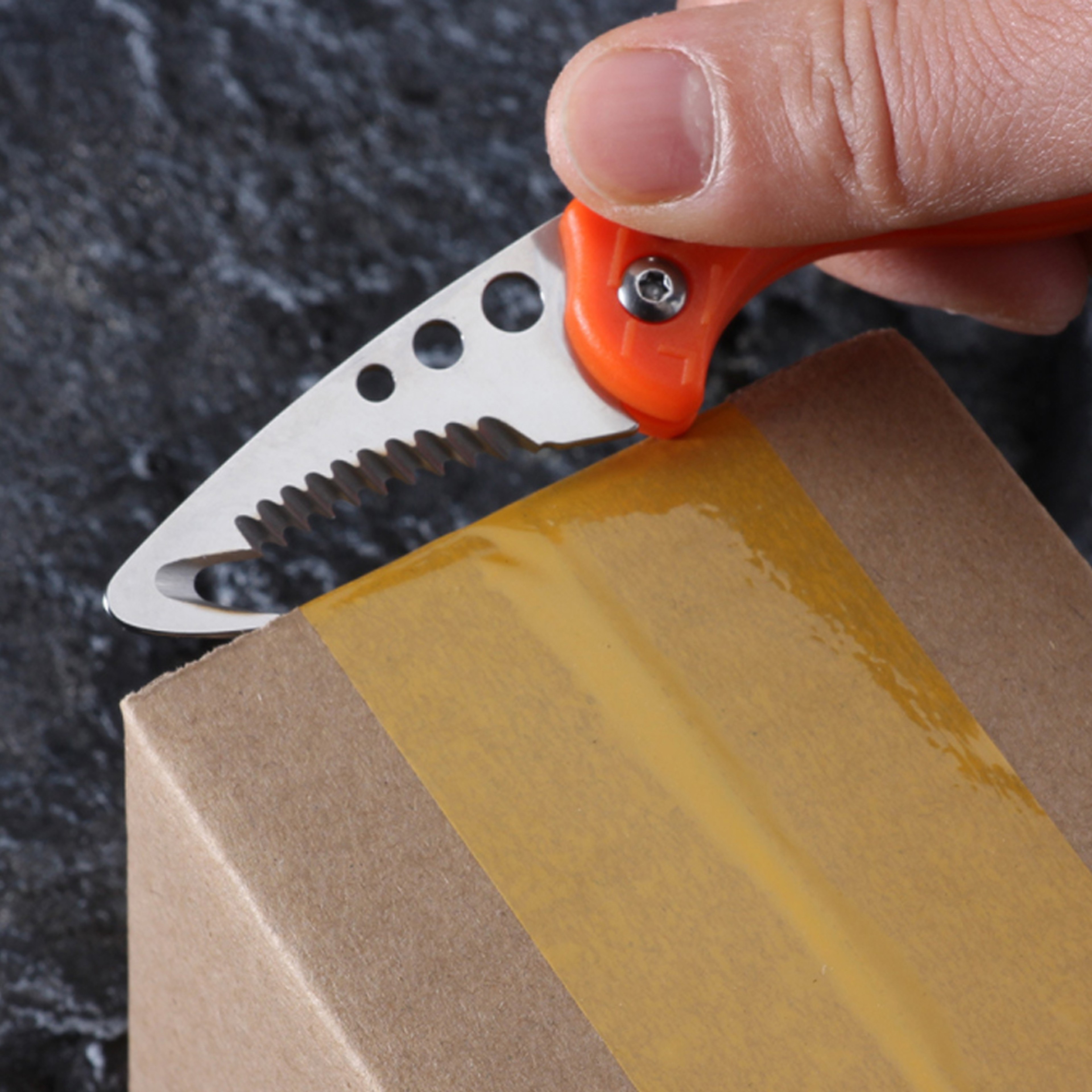 Compact Keychain Knife Folding Utility Package Opener – view 3