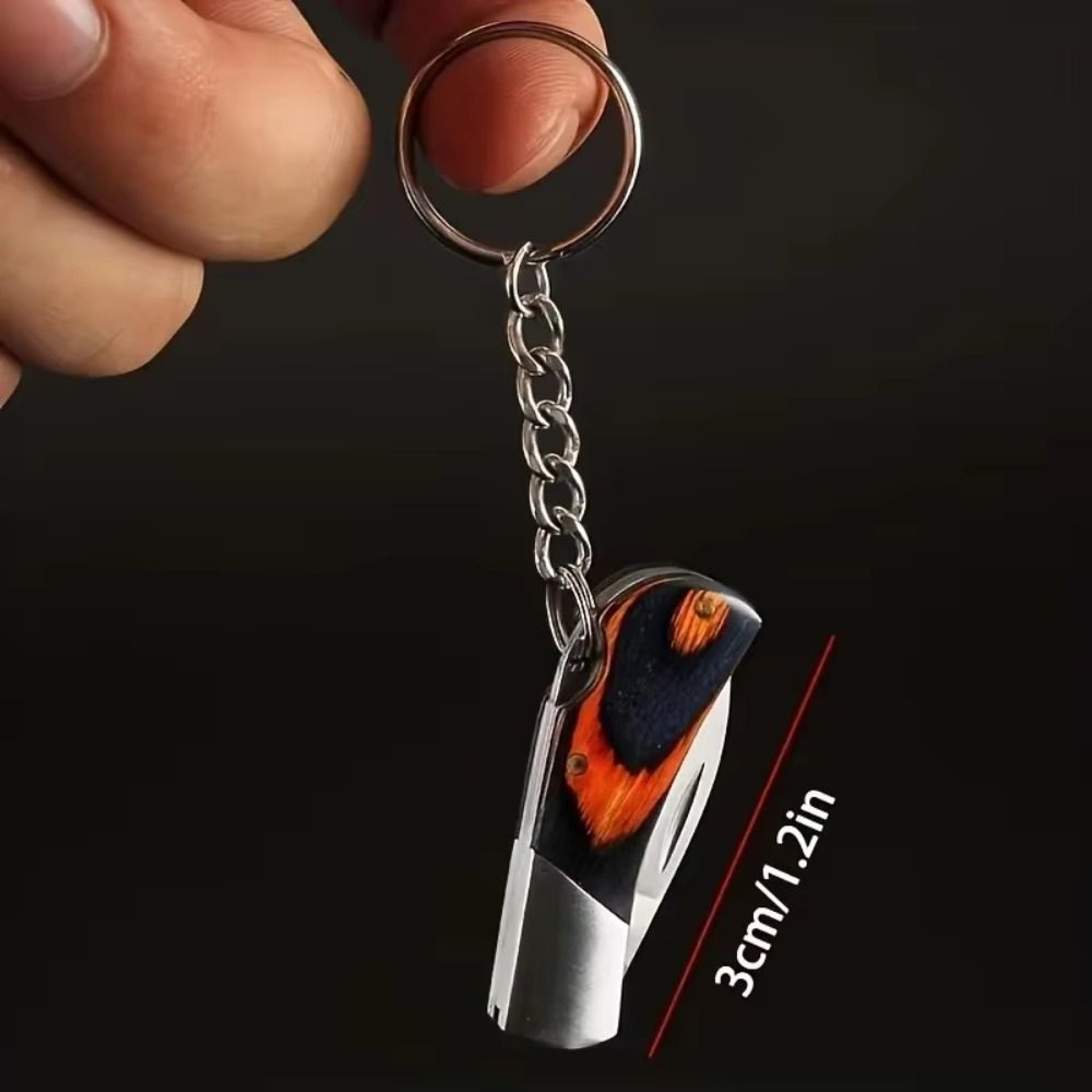Mini Keychain Folding Pocket Knife Stainless Steel Cutter – view 6
