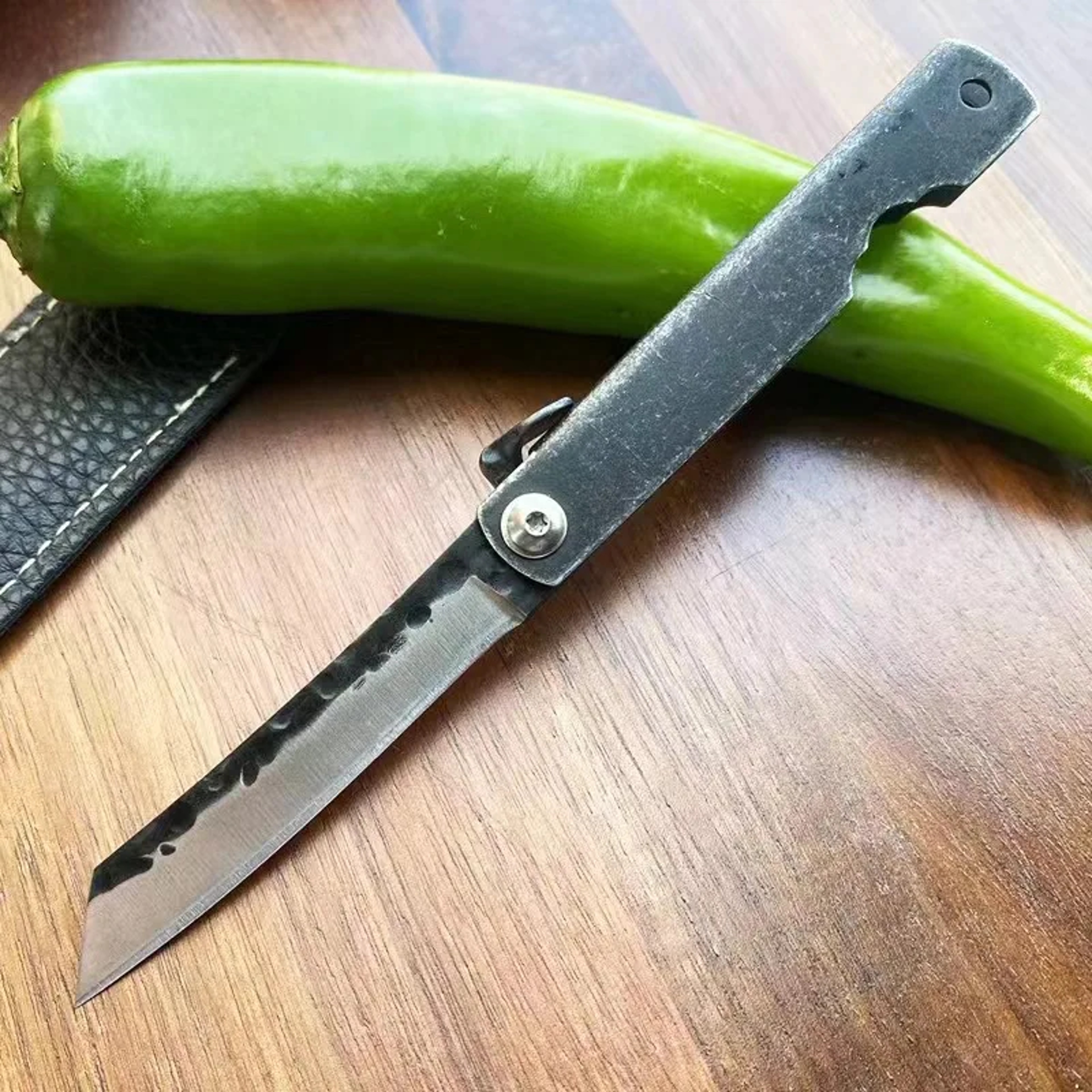 Portable Folding Stainless Steel Pocket Knife for Camping and Outdoor Travel – view 4