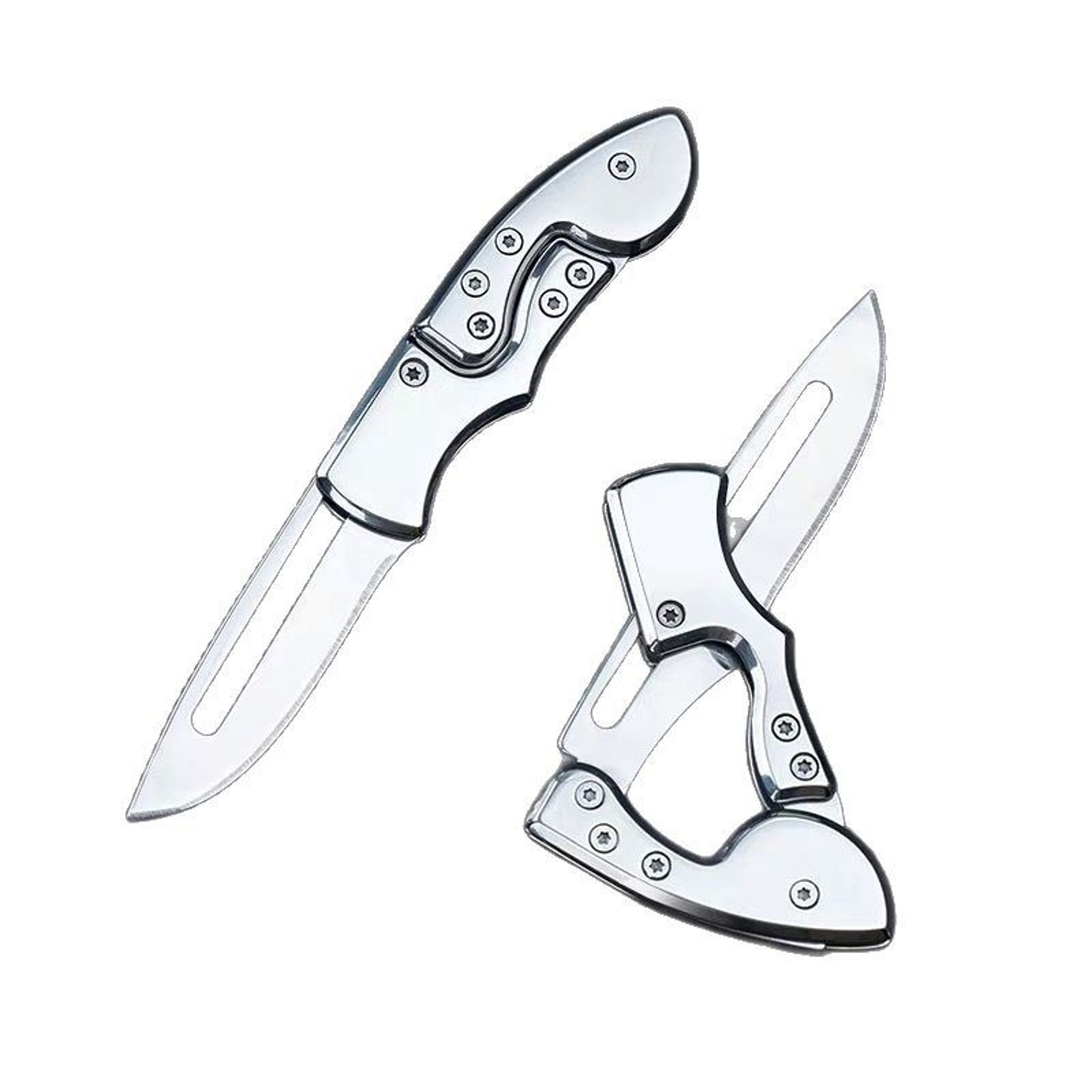 Mini Folding Keychain Pocket Knife Stainless Steel Camping Tool – view 1