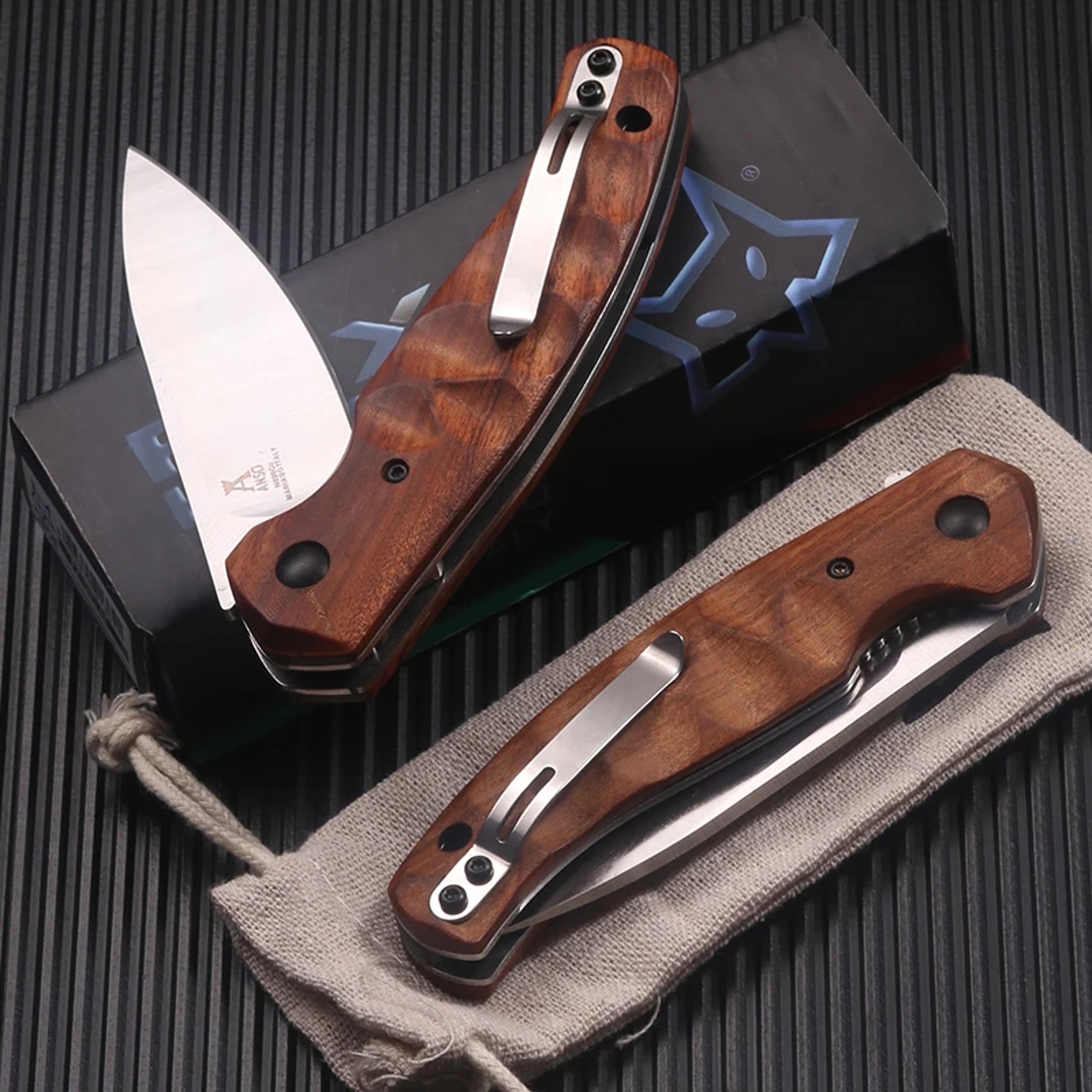 Stainless Steel Outdoor Folding Knife for Camping Cutting – view 3