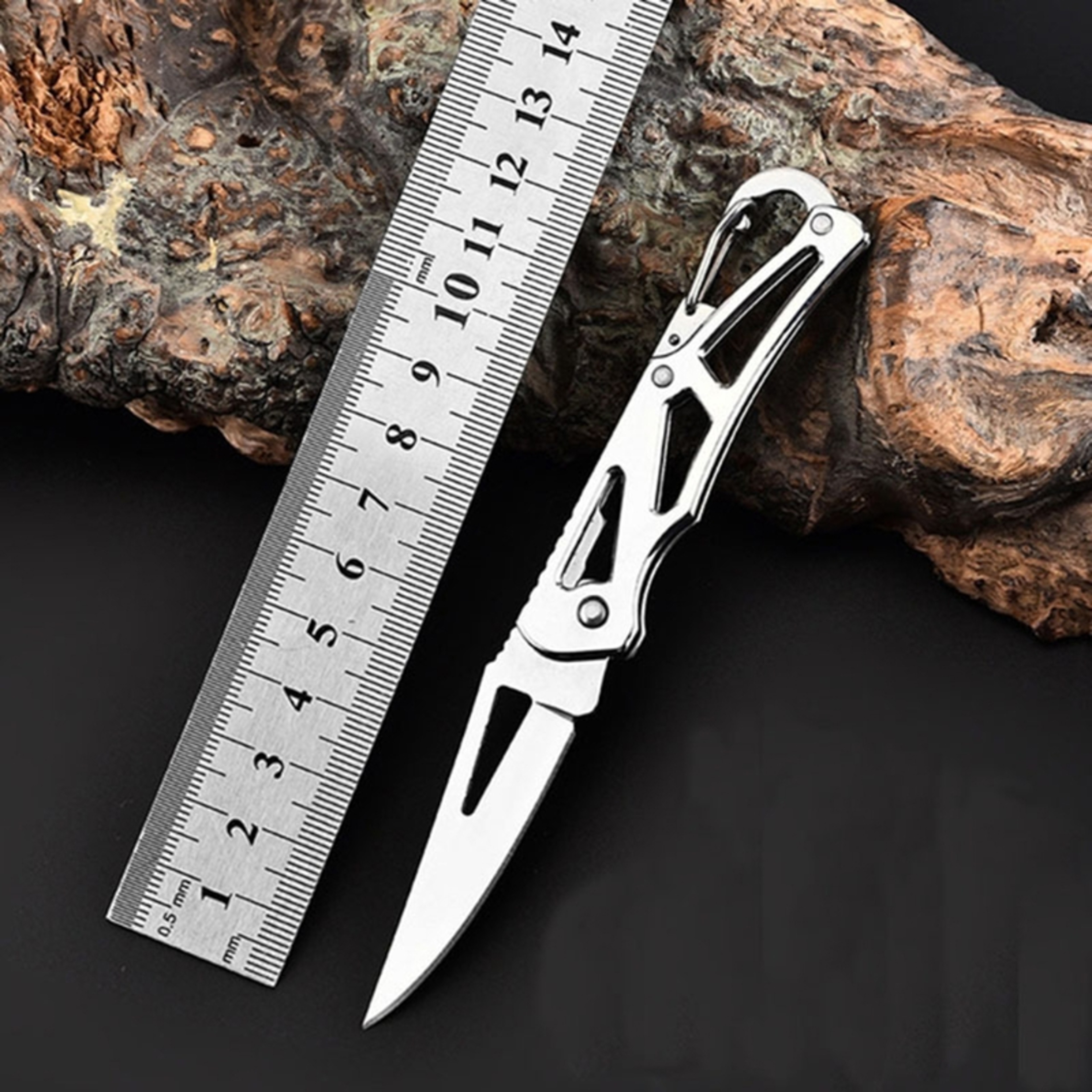 Portable Stainless Steel Mini Pocket Knife For Camping And Everyday Carry 0