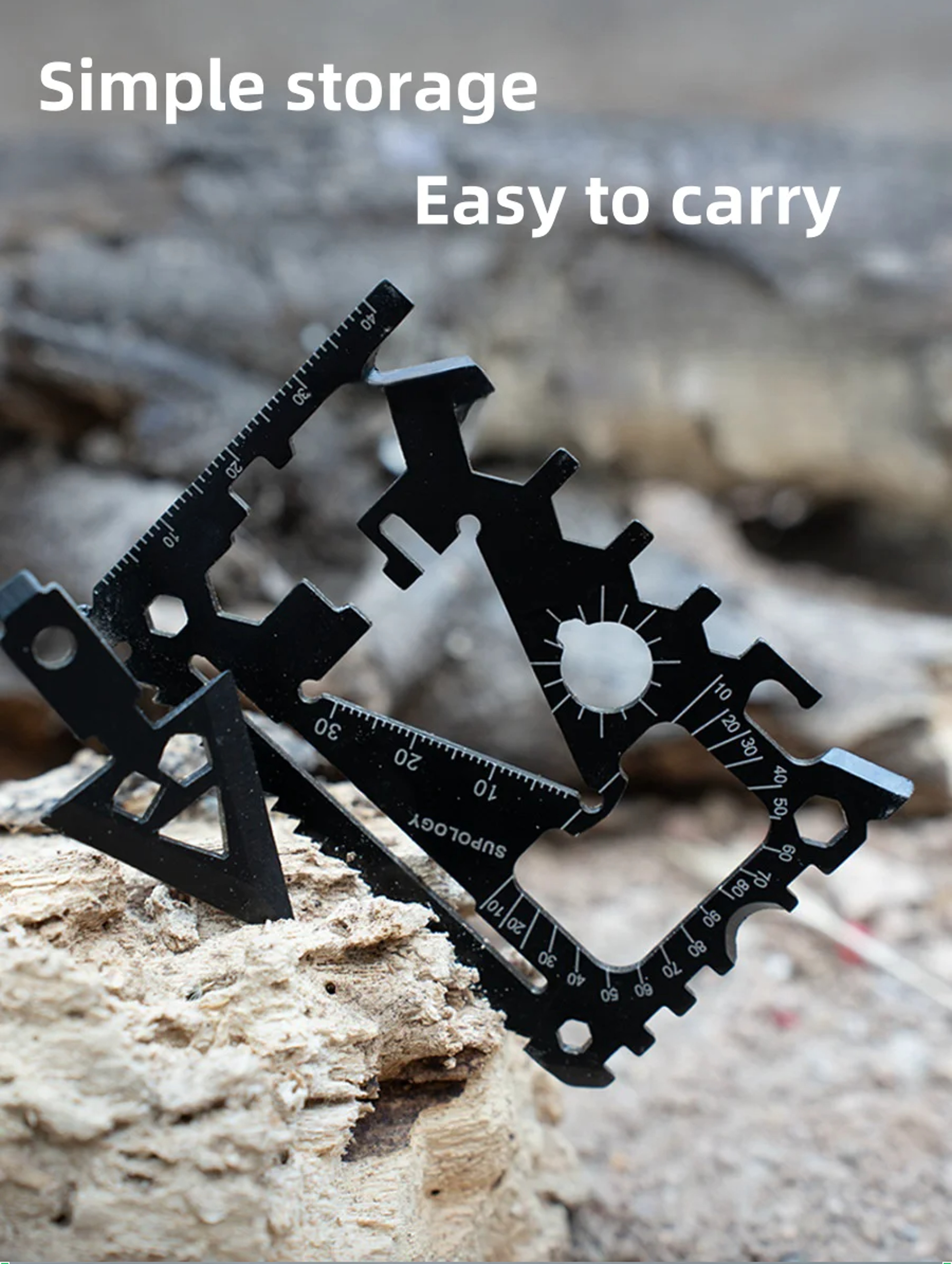 Credit Card Survival Tool Wallet Multi Tool for Camping and Everyday Carry – view 1