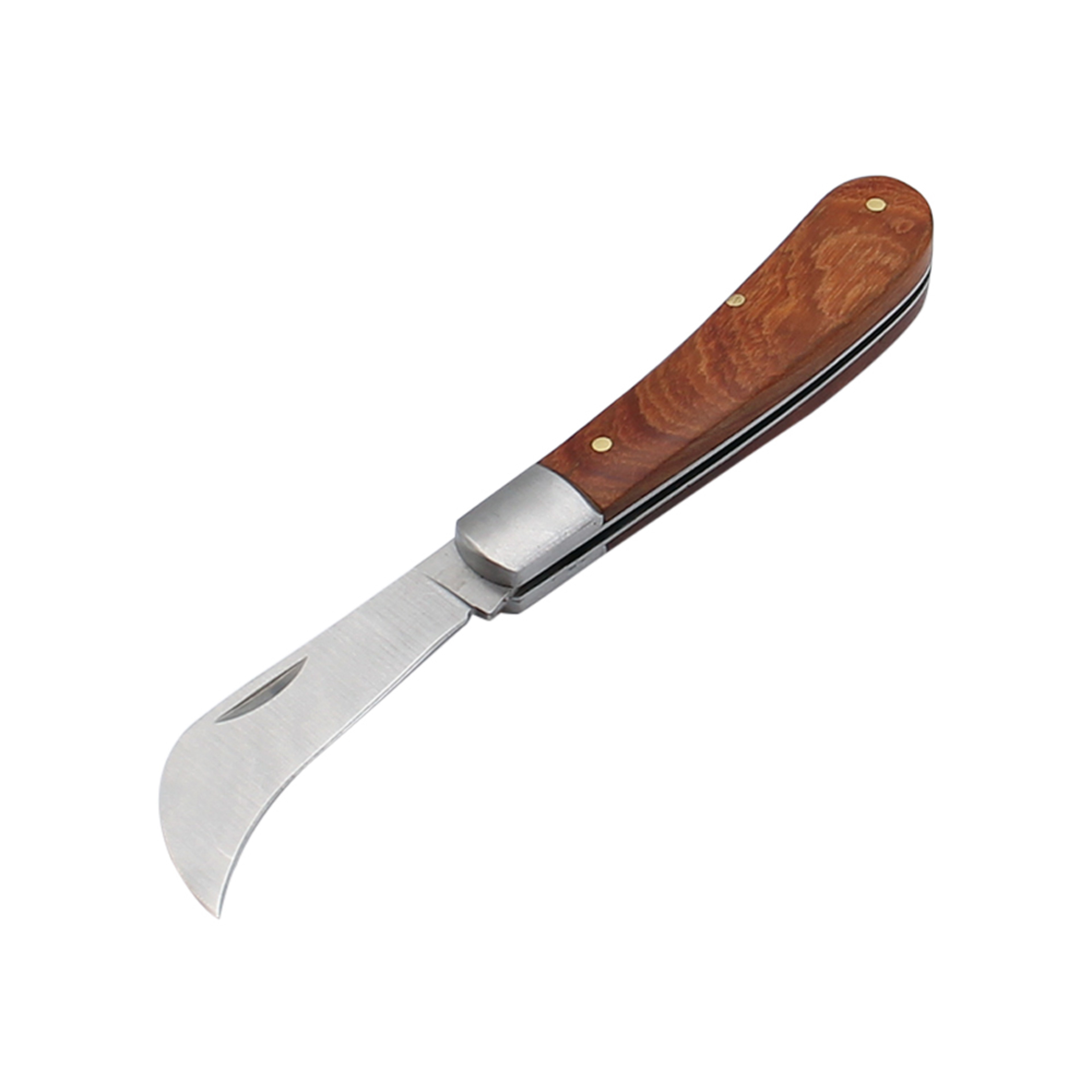 Folding Grafting Knife with Rosewood Handle for Gardening, Mushroom Foraging and Camping – view 2