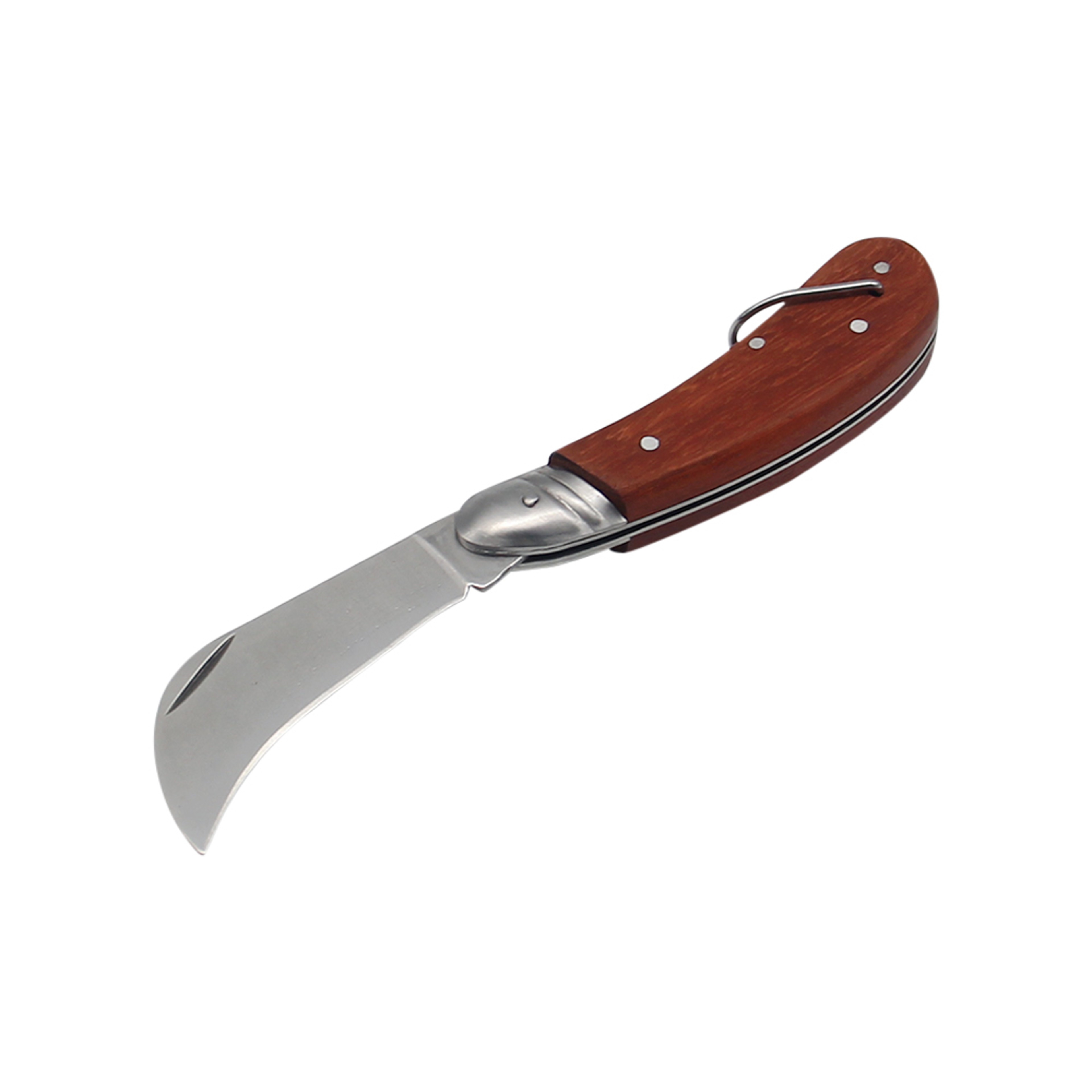 Folding Grafting Knife with Rosewood Handle for Gardening, Mushroom Foraging and Camping – view 8