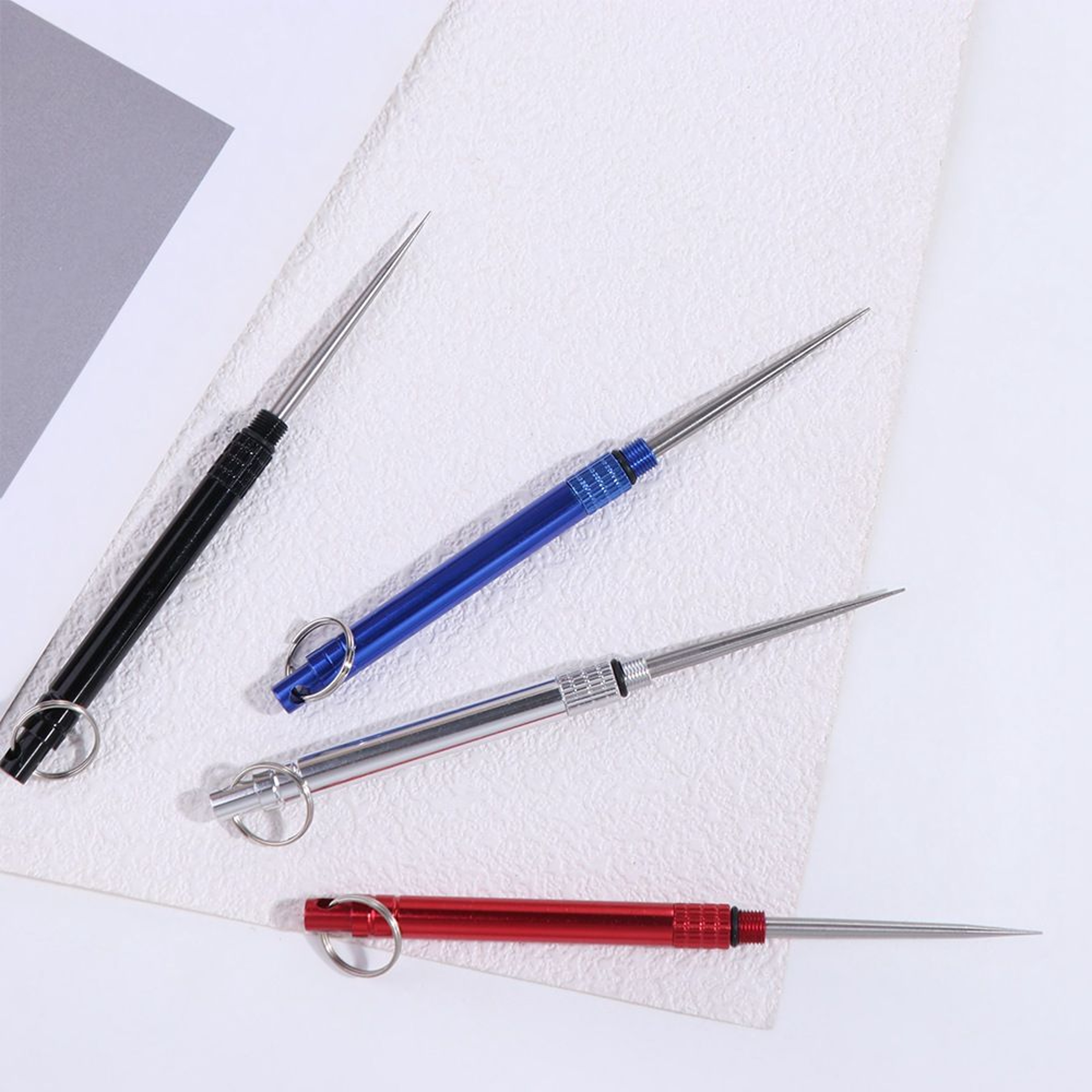 Portable Metal Toothpick with Holder Reusable Fruit Fork for Travel – view 2