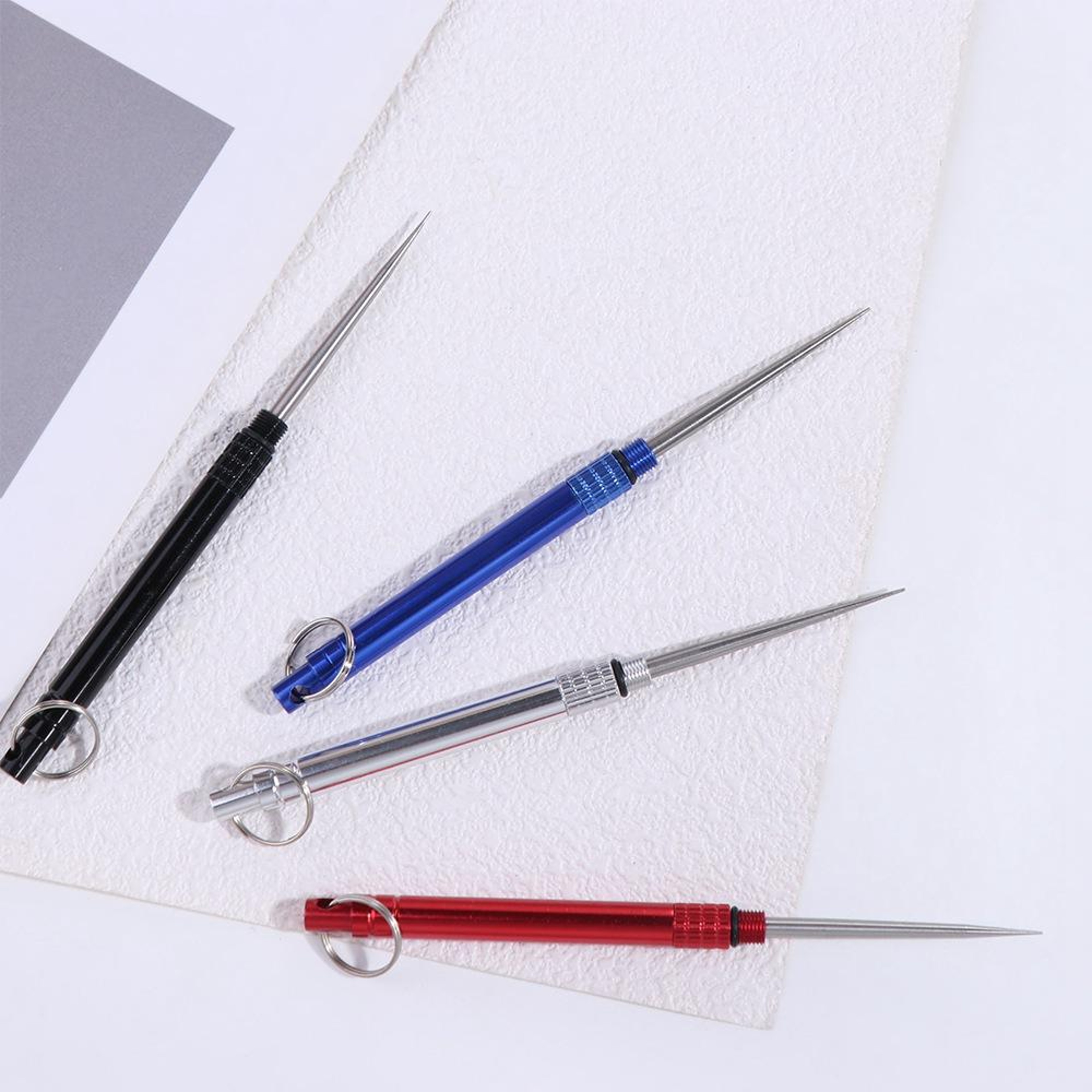 Portable Metal Toothpick with Holder Reusable Fruit Fork for Travel – view 4