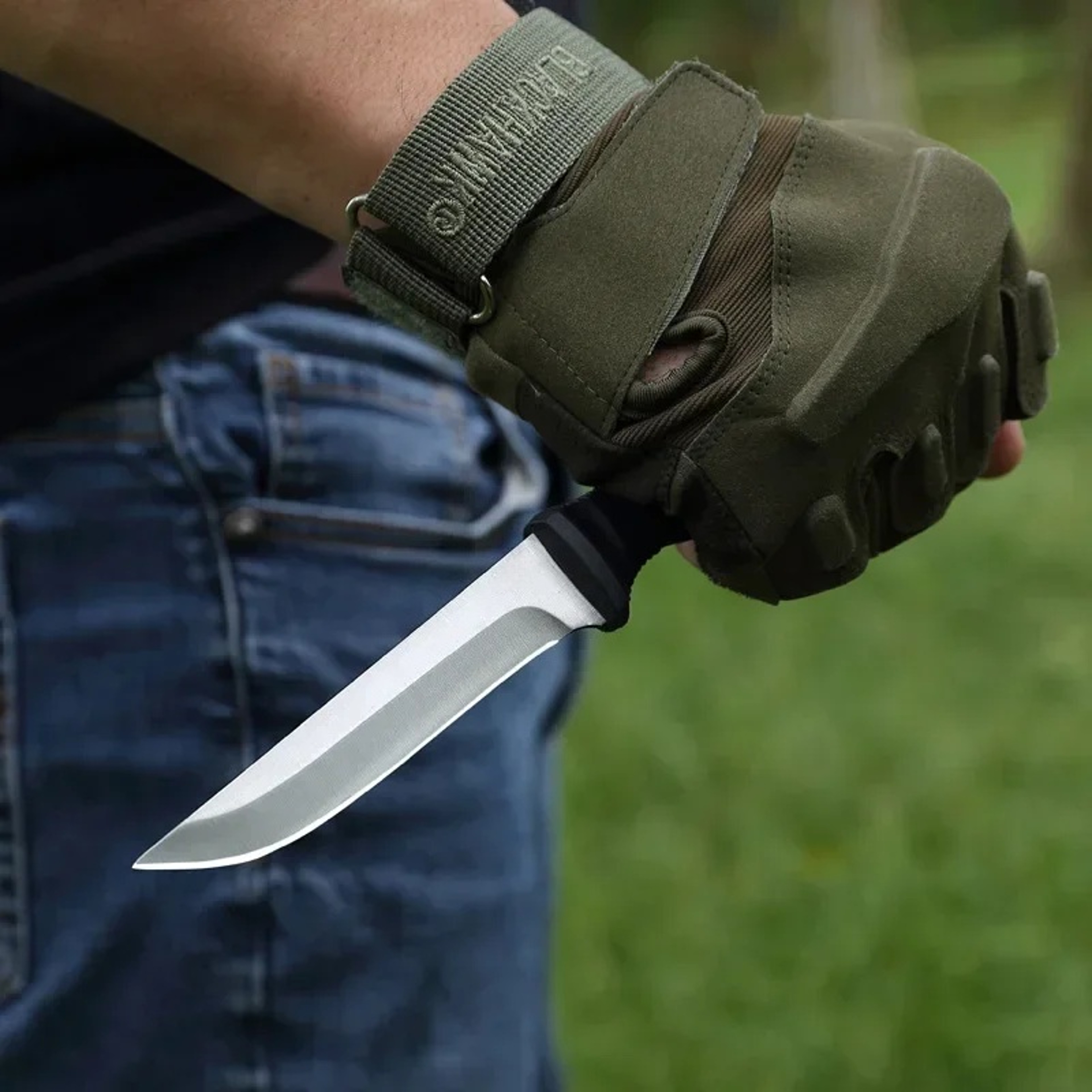 Portable Outdoor Survival Knife High Hardness Steel Camping Tool – view 2