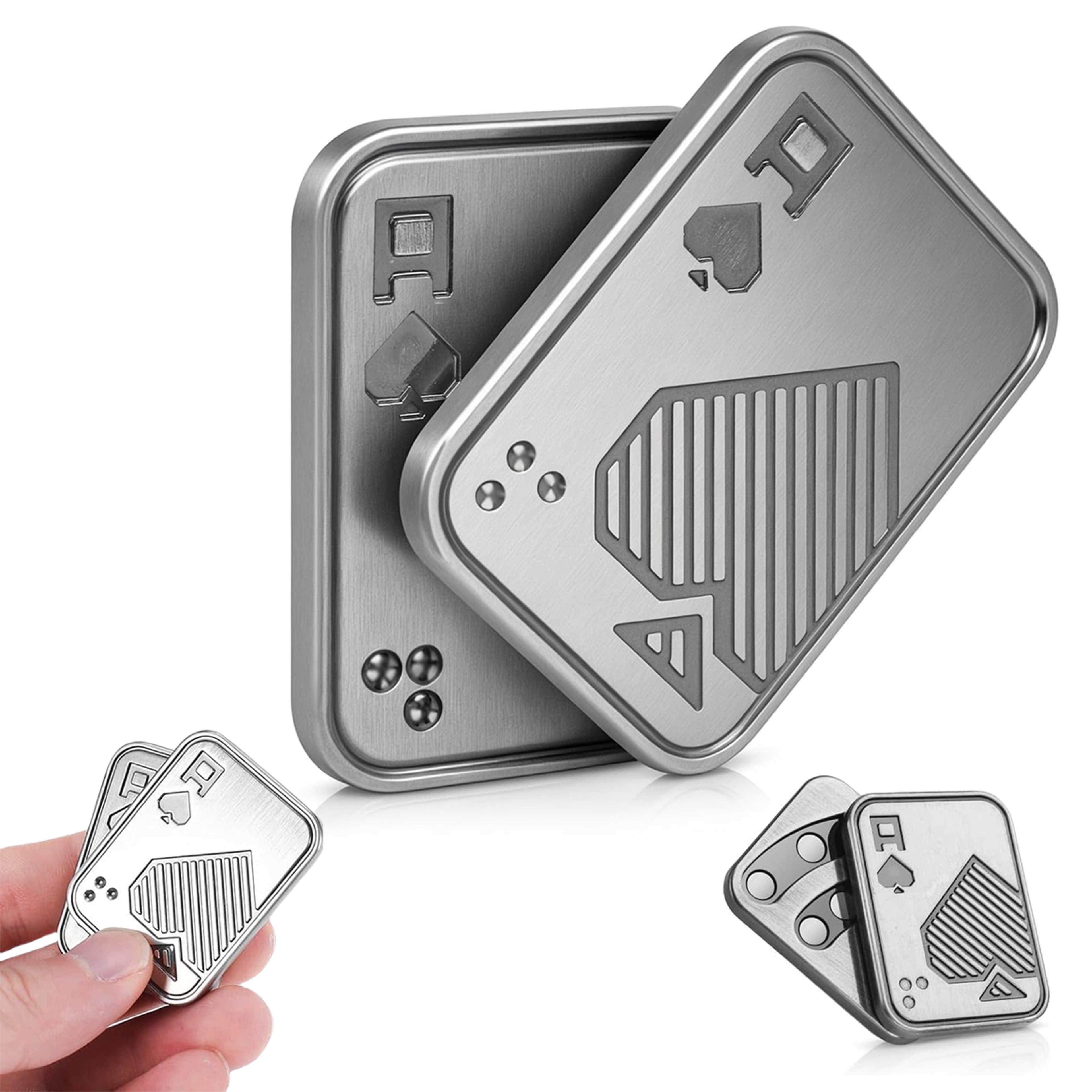 Fidget Toy Fingertip Gyroscope Metal Slider For Stress Relief 0