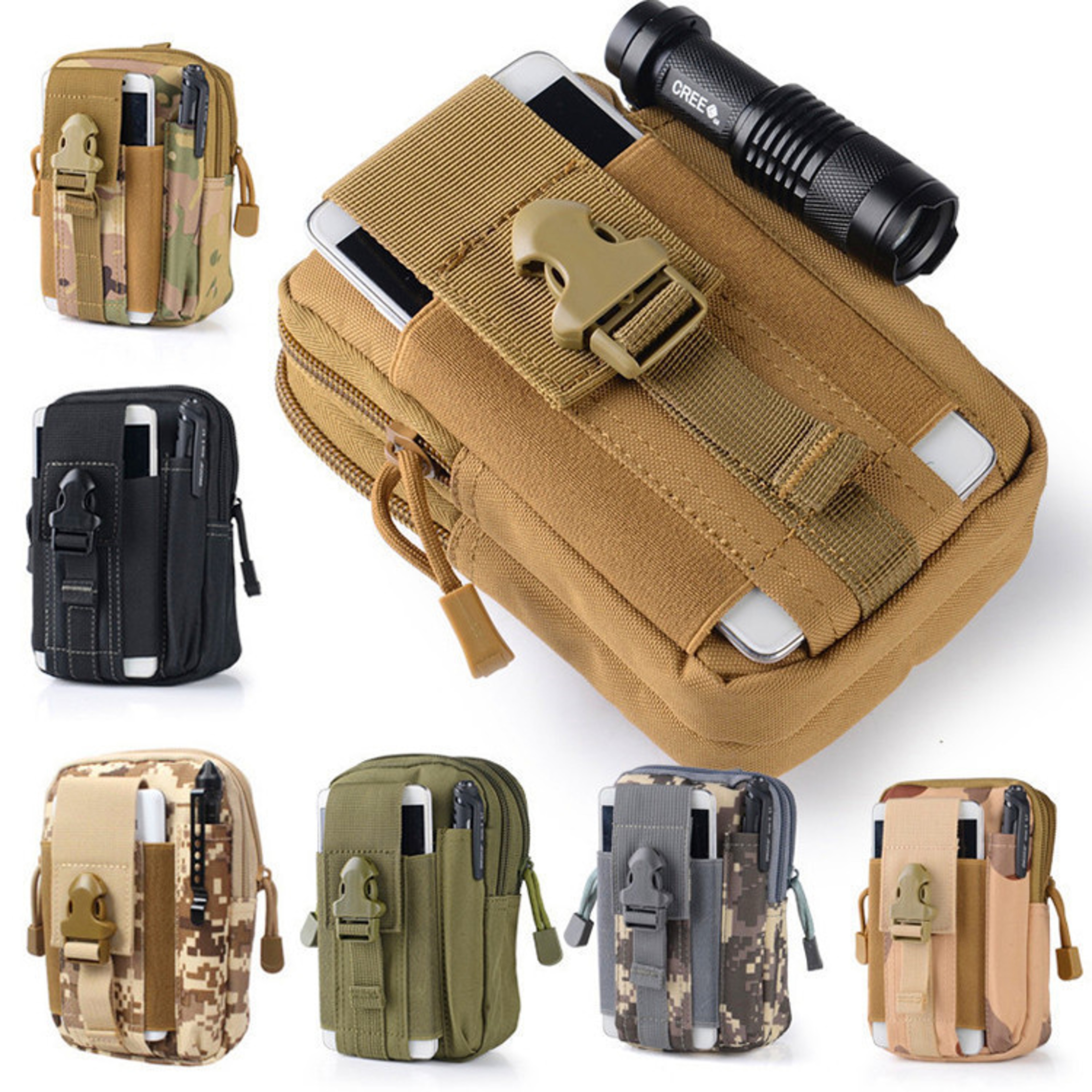 Tactical Pouch Waist Pack Compact Survival Tool Bag for Outdoor Adventure – view 6