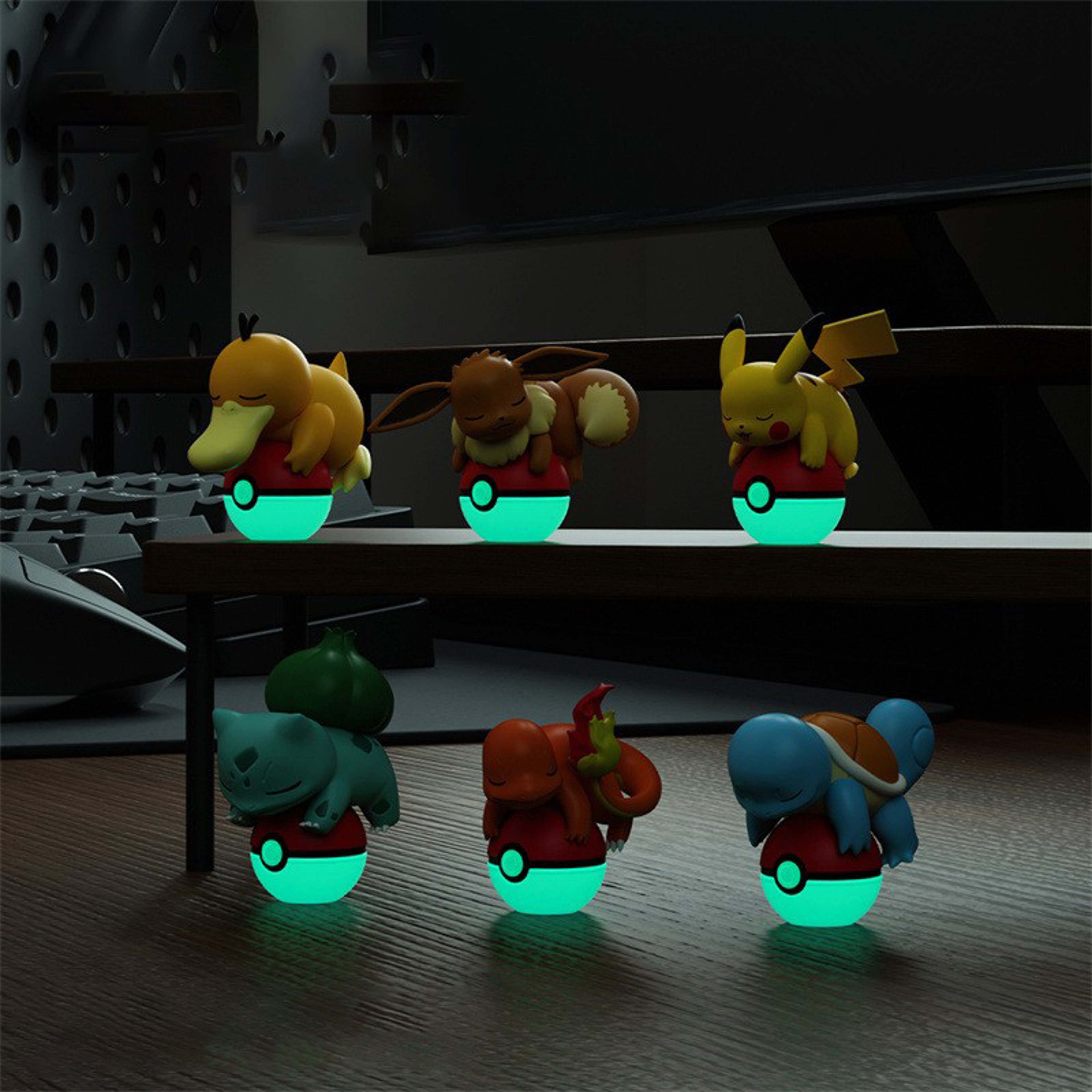 Pokemon Night Light Doll Pikachu  Charmander Toy For Kids  Collectors 0