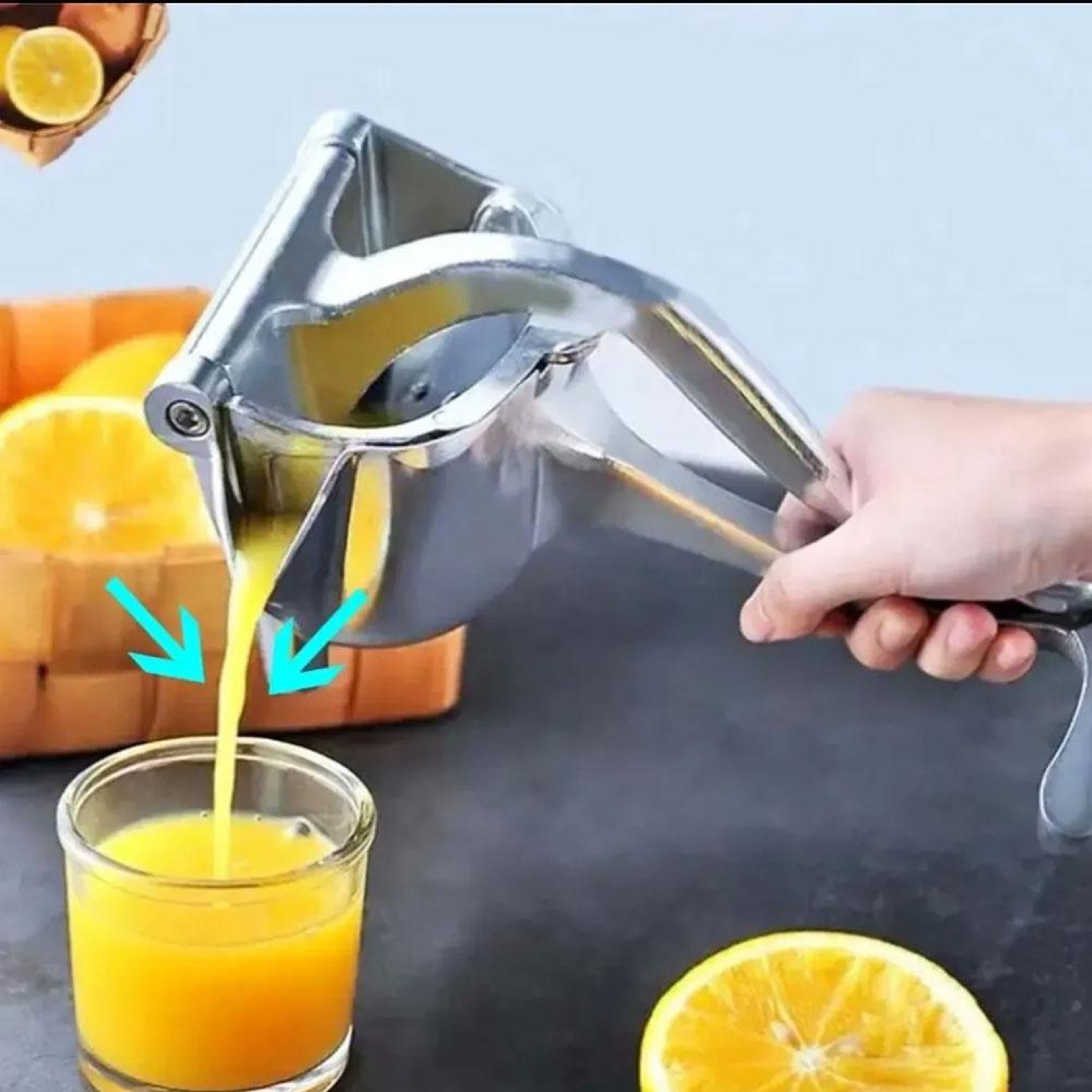 Heavy Duty Manual Citrus Juicer Ergonomic Lemon  Fruit Squeezer 3