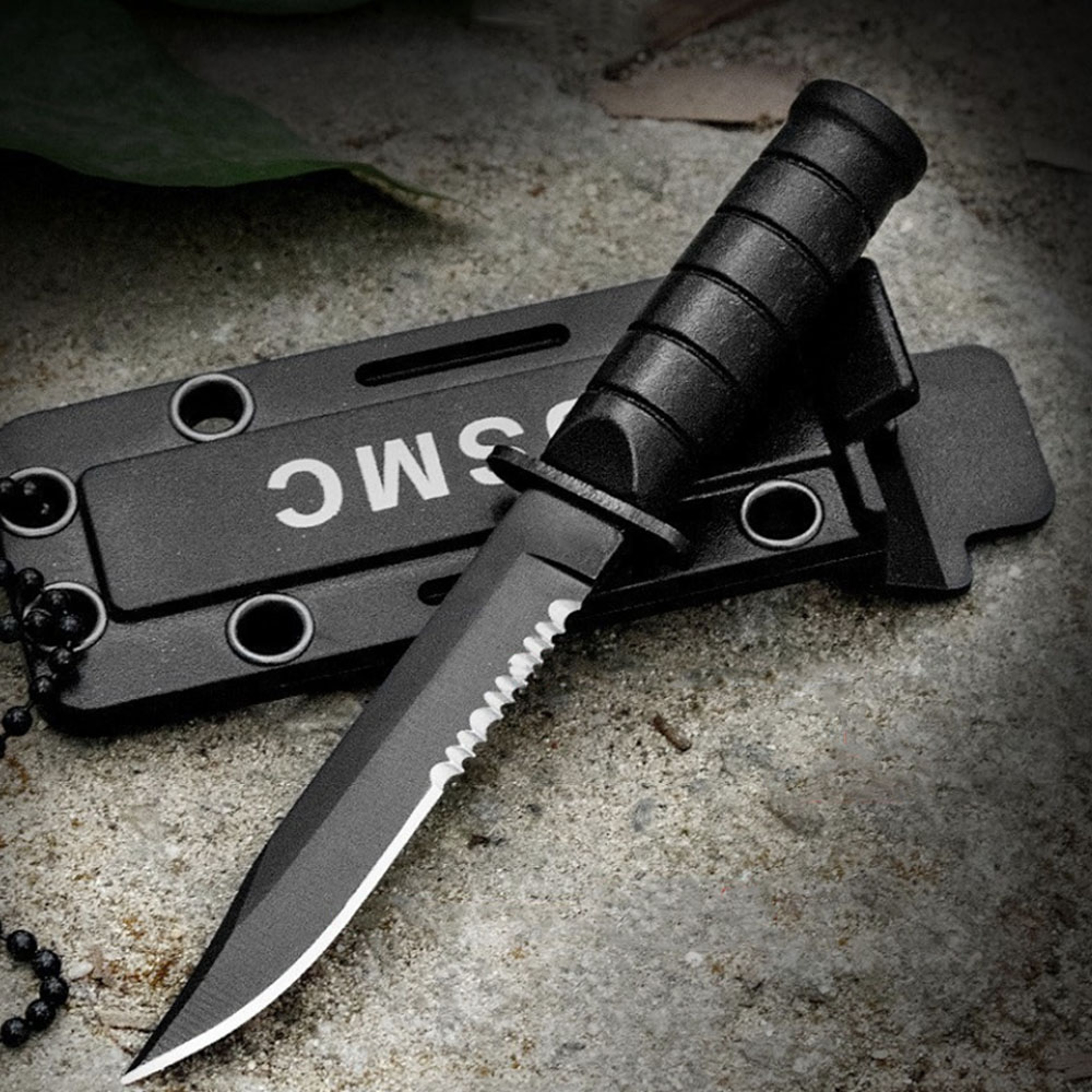 All Purpose Mini Outdoor Survival Knife Compact Portable Stainless Steel Utility Blade for Camping – view 1