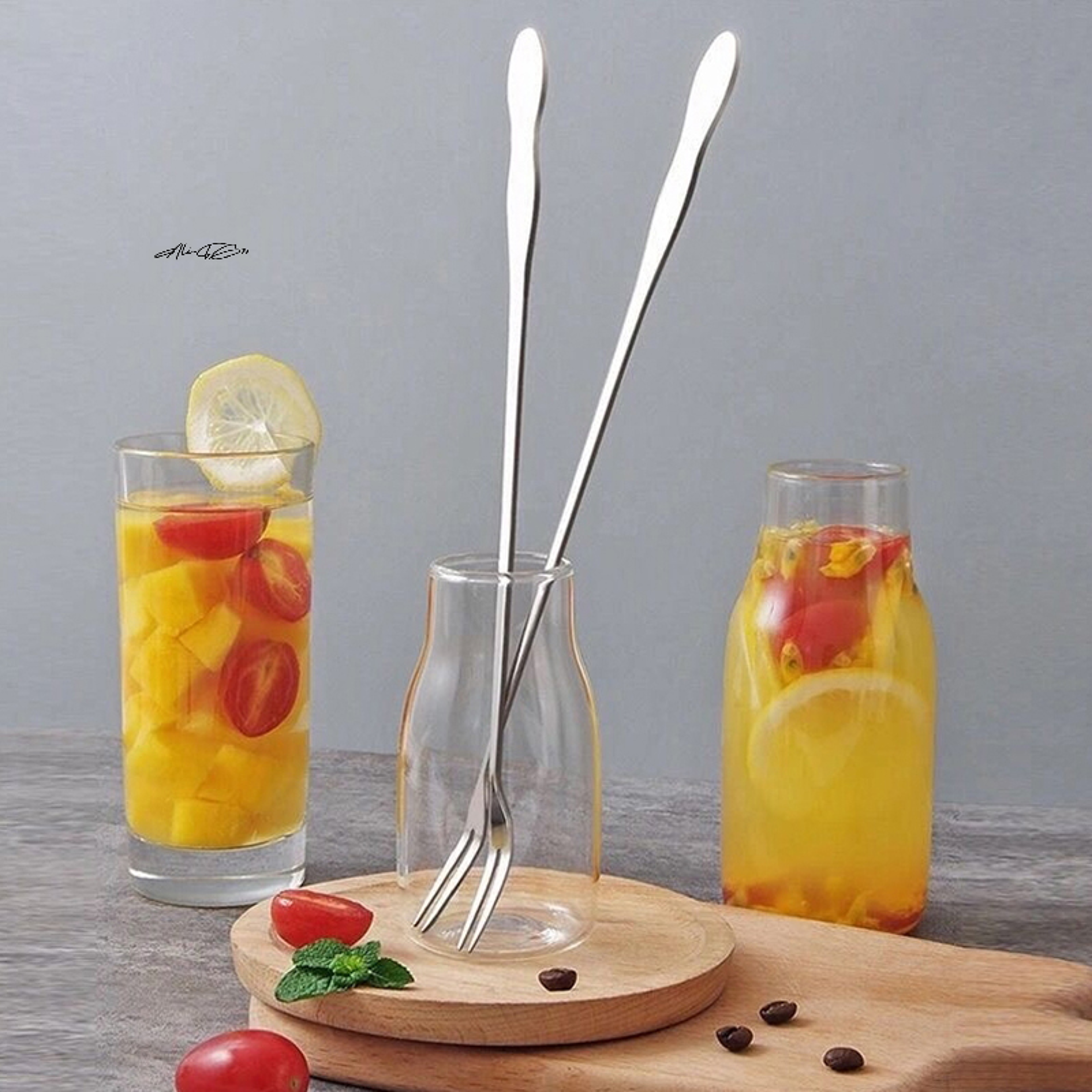Stainless Steel Pickle Fork and Spoon Set Long Handle Jar Grabber – view 3