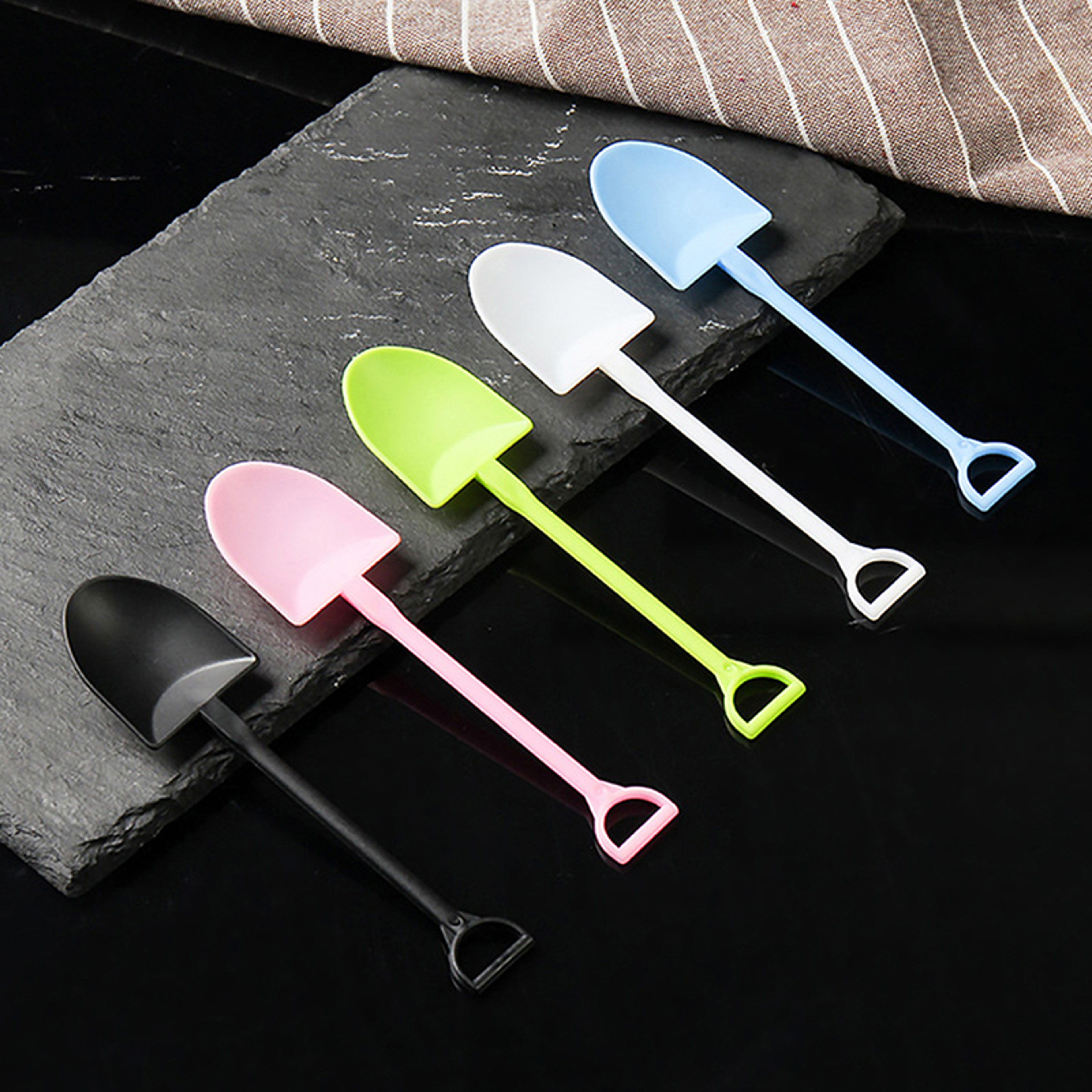 Mini Disposable Spoons for Ice Cream & Dessert Parties – view 5