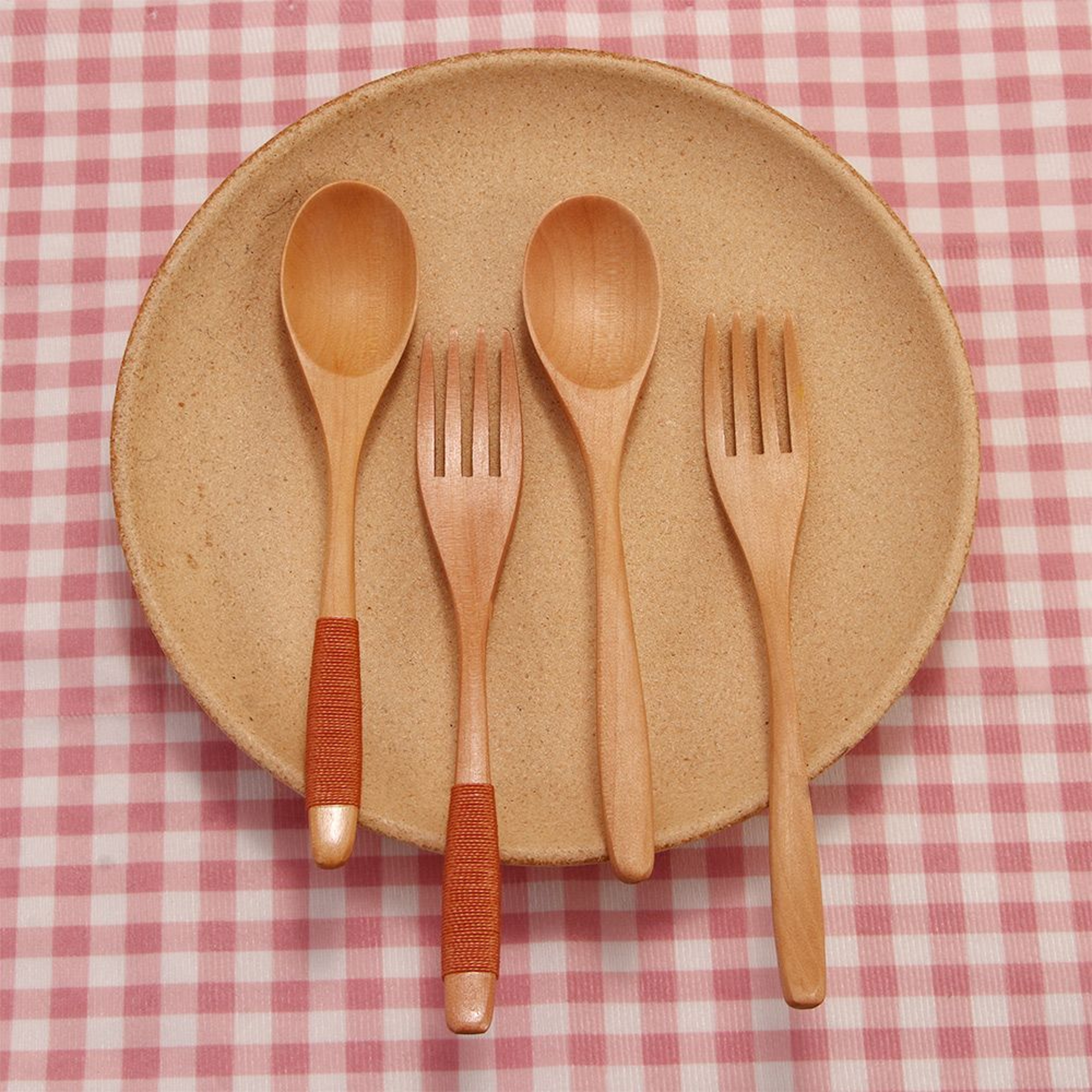 Premium Wooden Spoon & Fork Dinnerware Set for Home & Gifts – view 5
