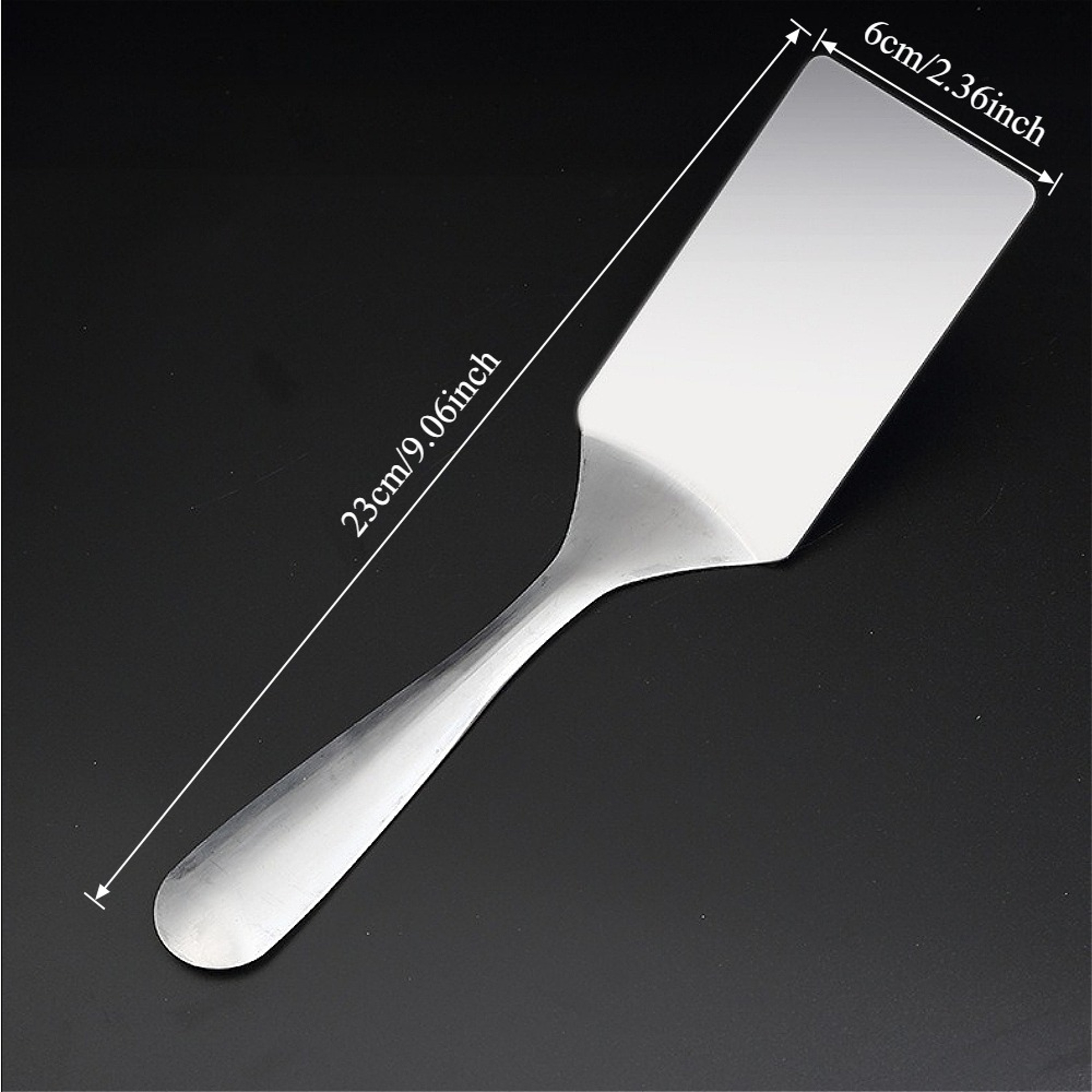 Premium Stainless Steel Flat Spatula Multi Purpose Kitchen Tool For Cooking  Baking 6