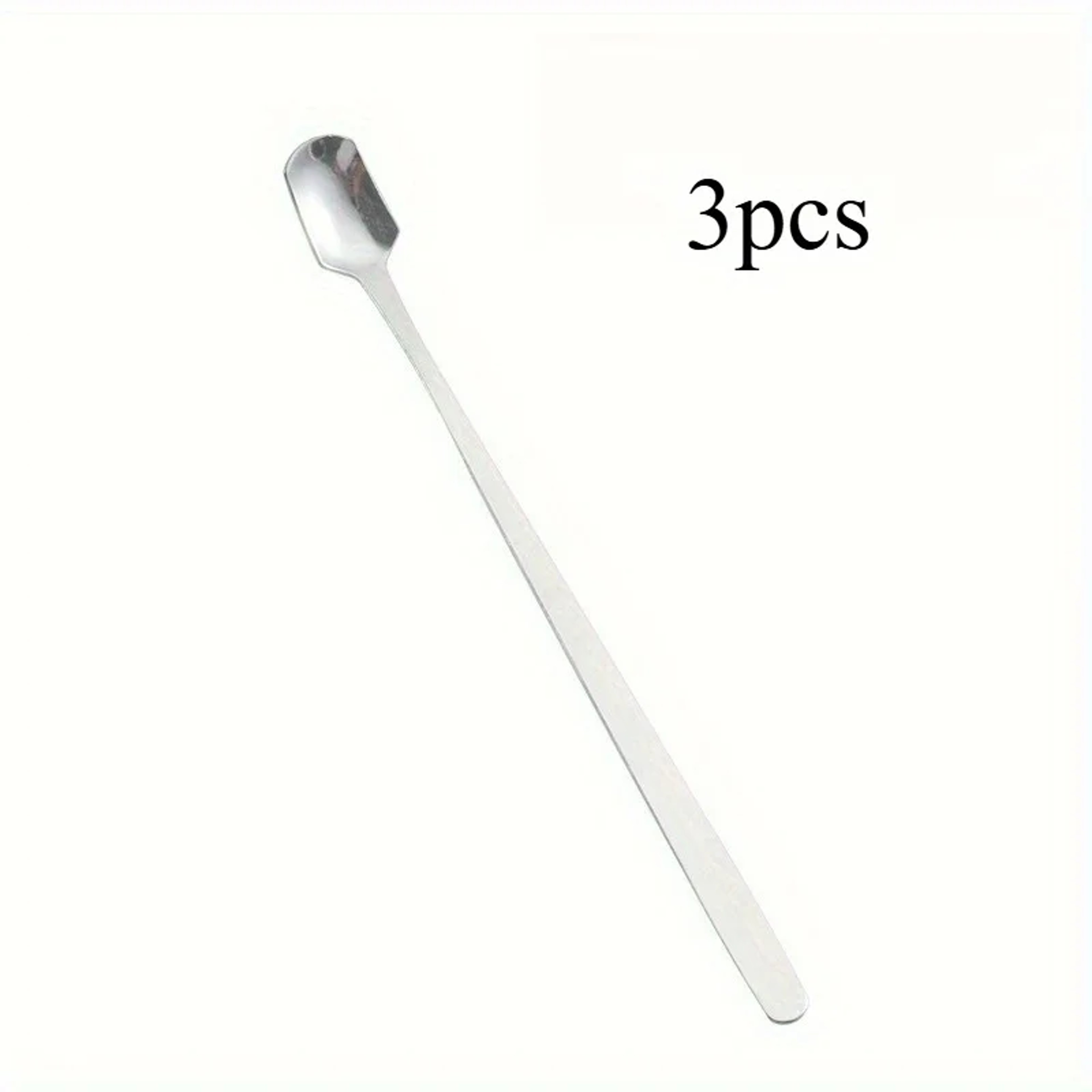 Modern Long Handle Coffee Spoon Set Stainless Steel Dessert & Ice Cream Spoons – view 7