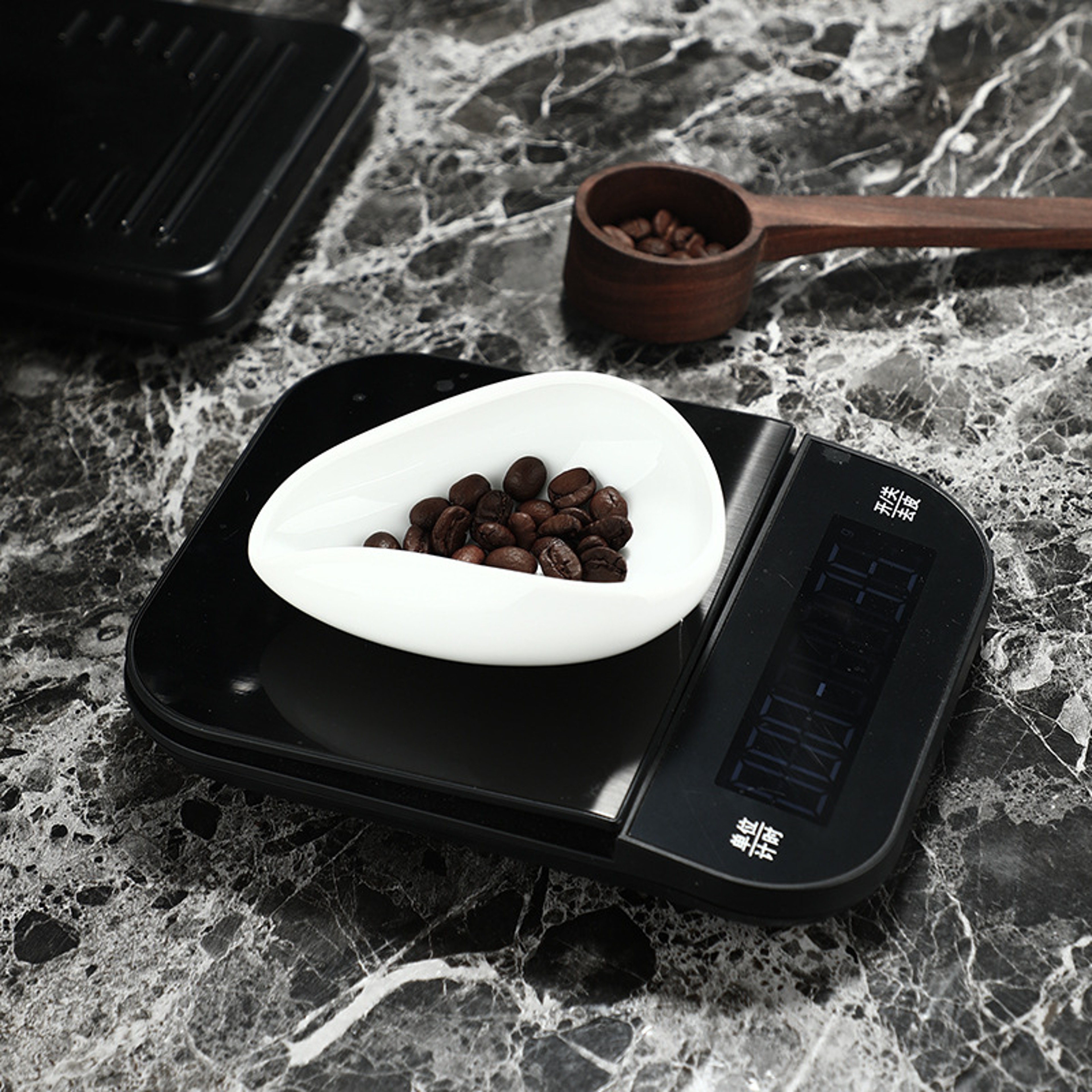 Ceramic Coffee Dosing Cup  Espresso Bean Scoop Tray Precision Measure Cup 4