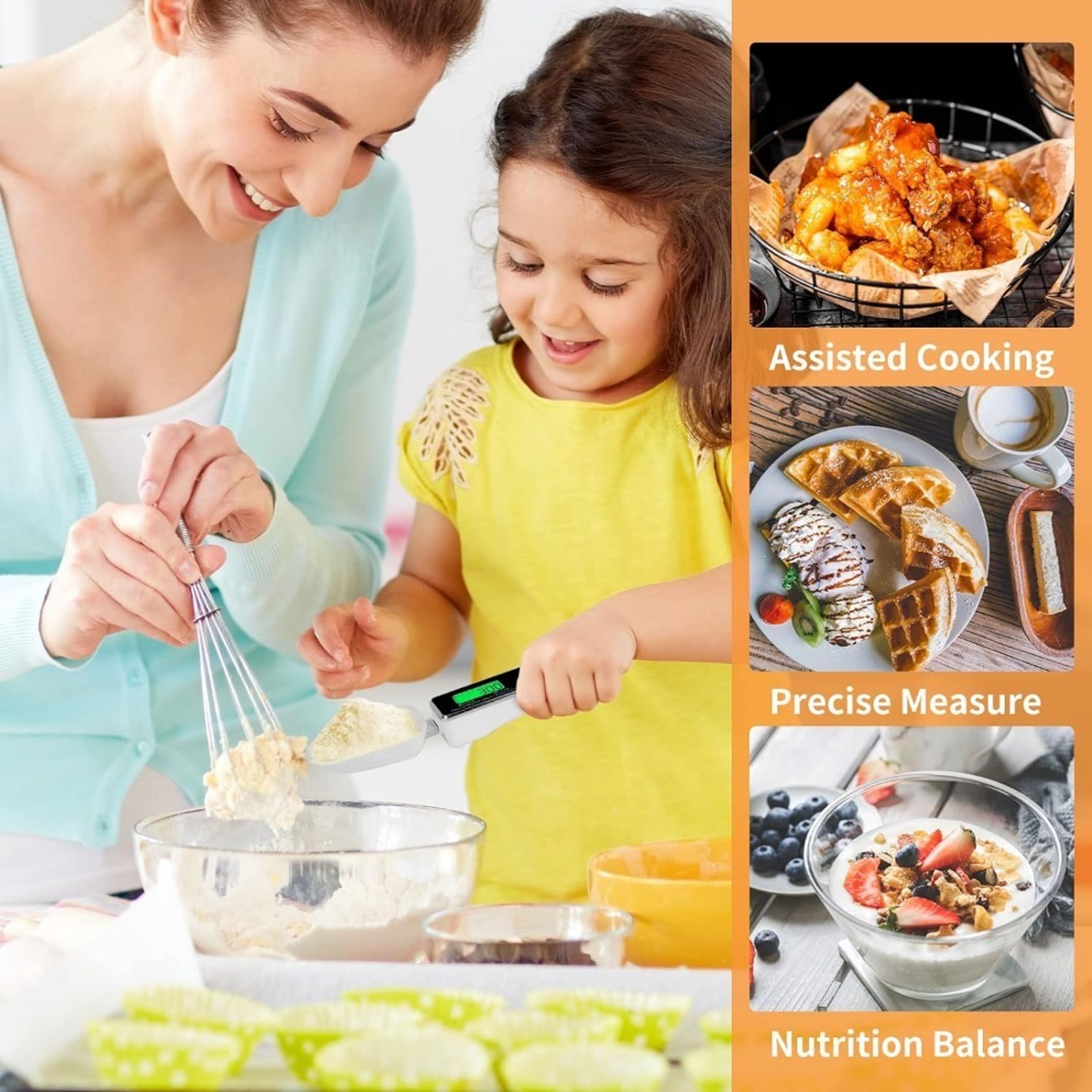 Precision Electronic Kitchen Scale Spoon Mini Tool for Coffee, Tea & Milk – view 4