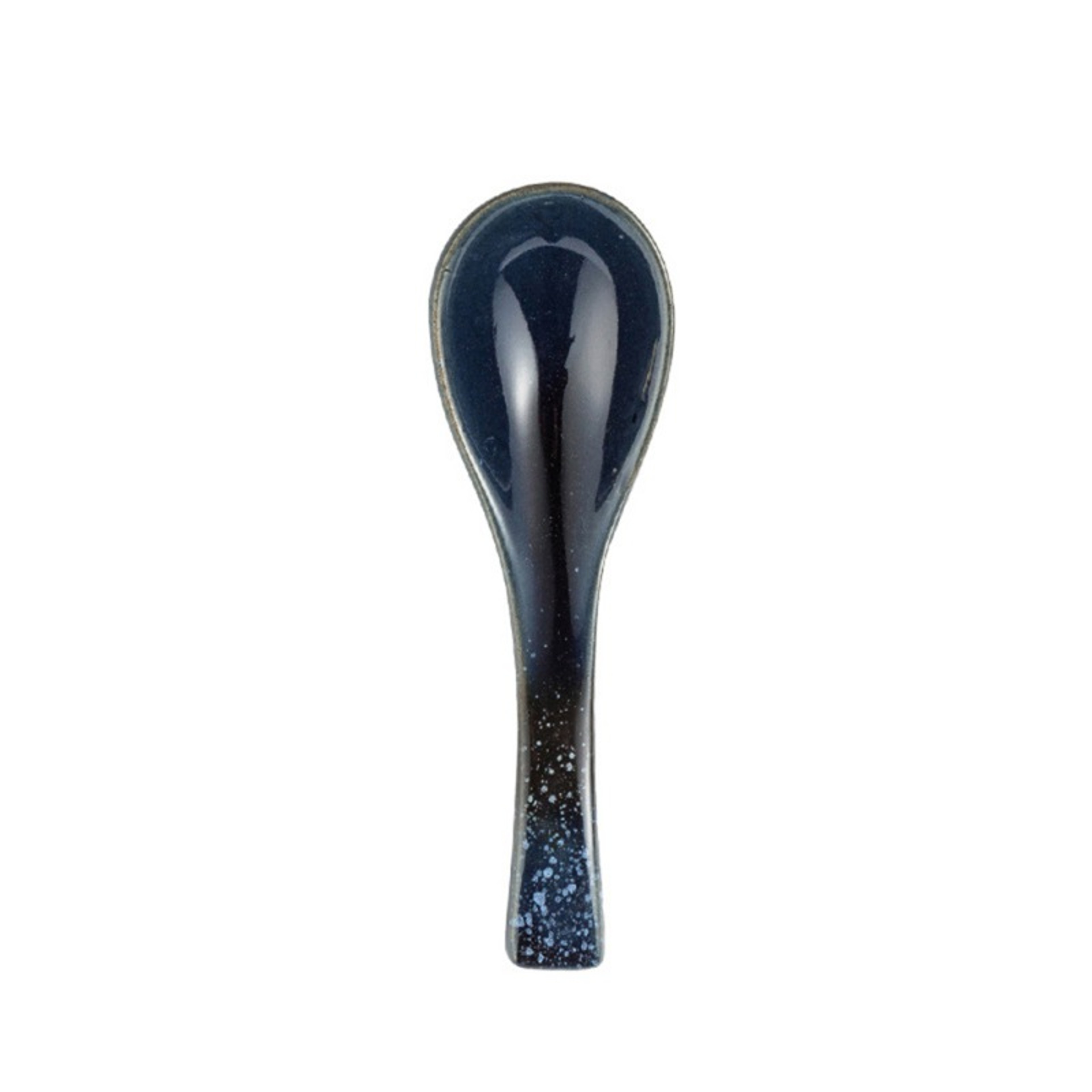 Retro Ceramic Soup  Rice Spoon Elegant Kitchen Serving Utensil 6