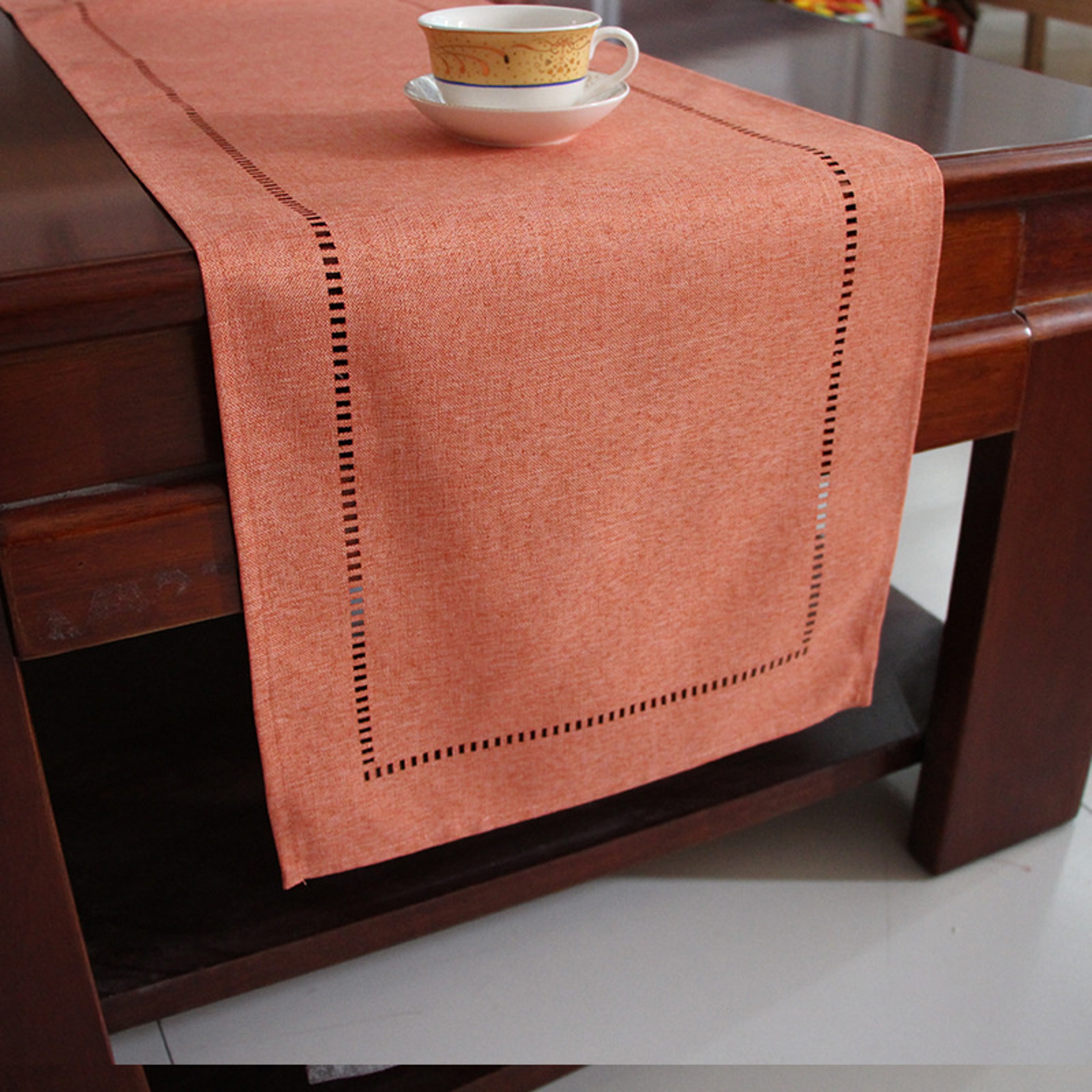 Elegant Linen Table Runner For Dining  Party Decor 9